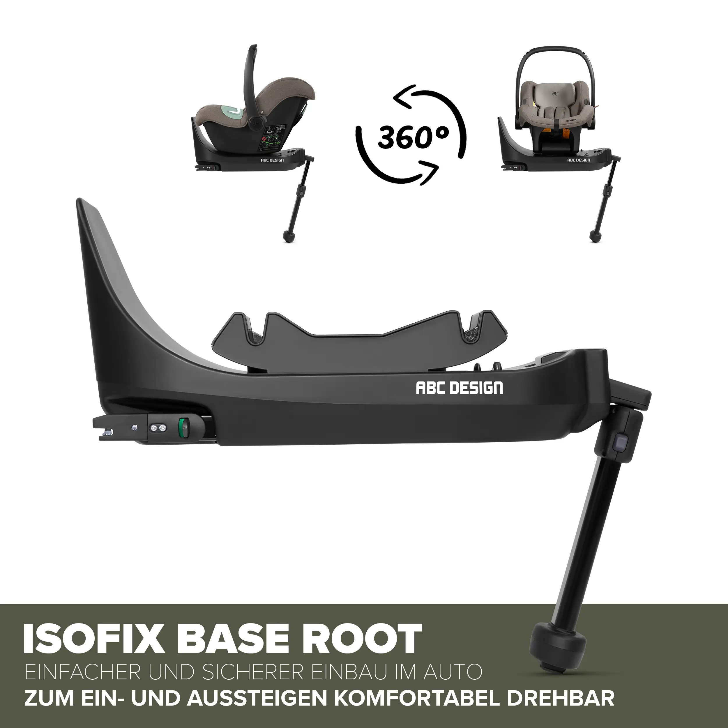 Set passeggino 4in1 Sierra con base Isofix inclusa - Pea