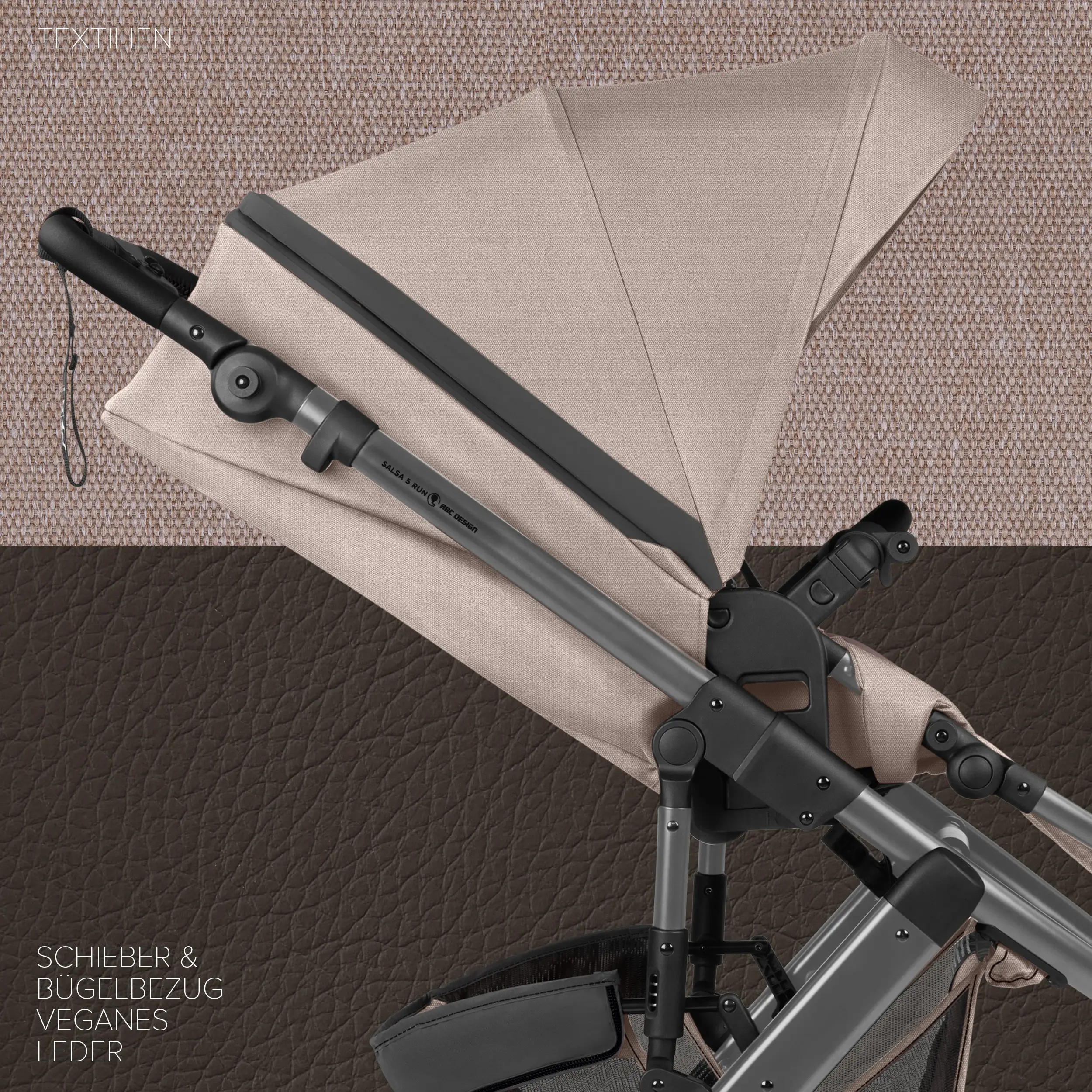 Passeggino da jogging Salsa 5 Run - Camel