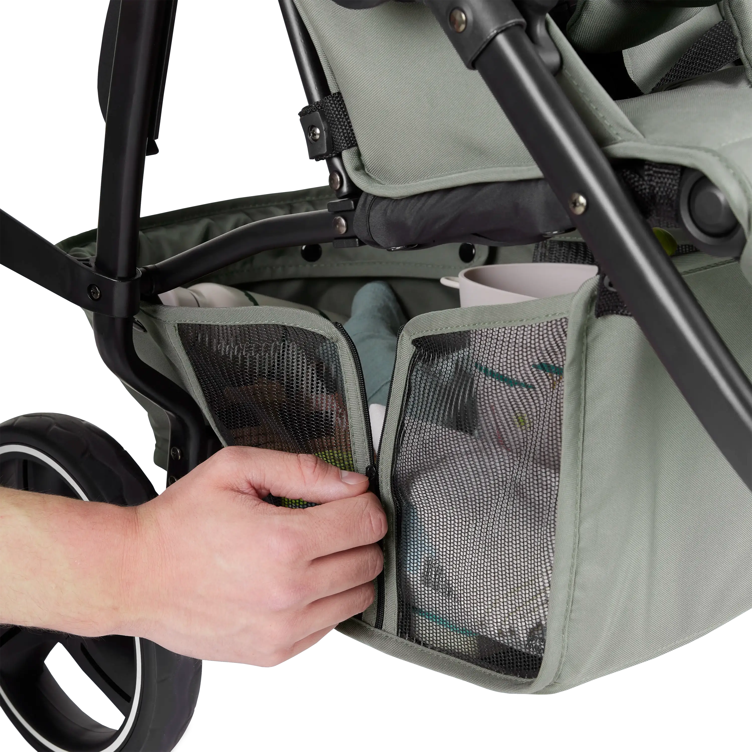 Doppiamente pratico: due cestini per la spesa