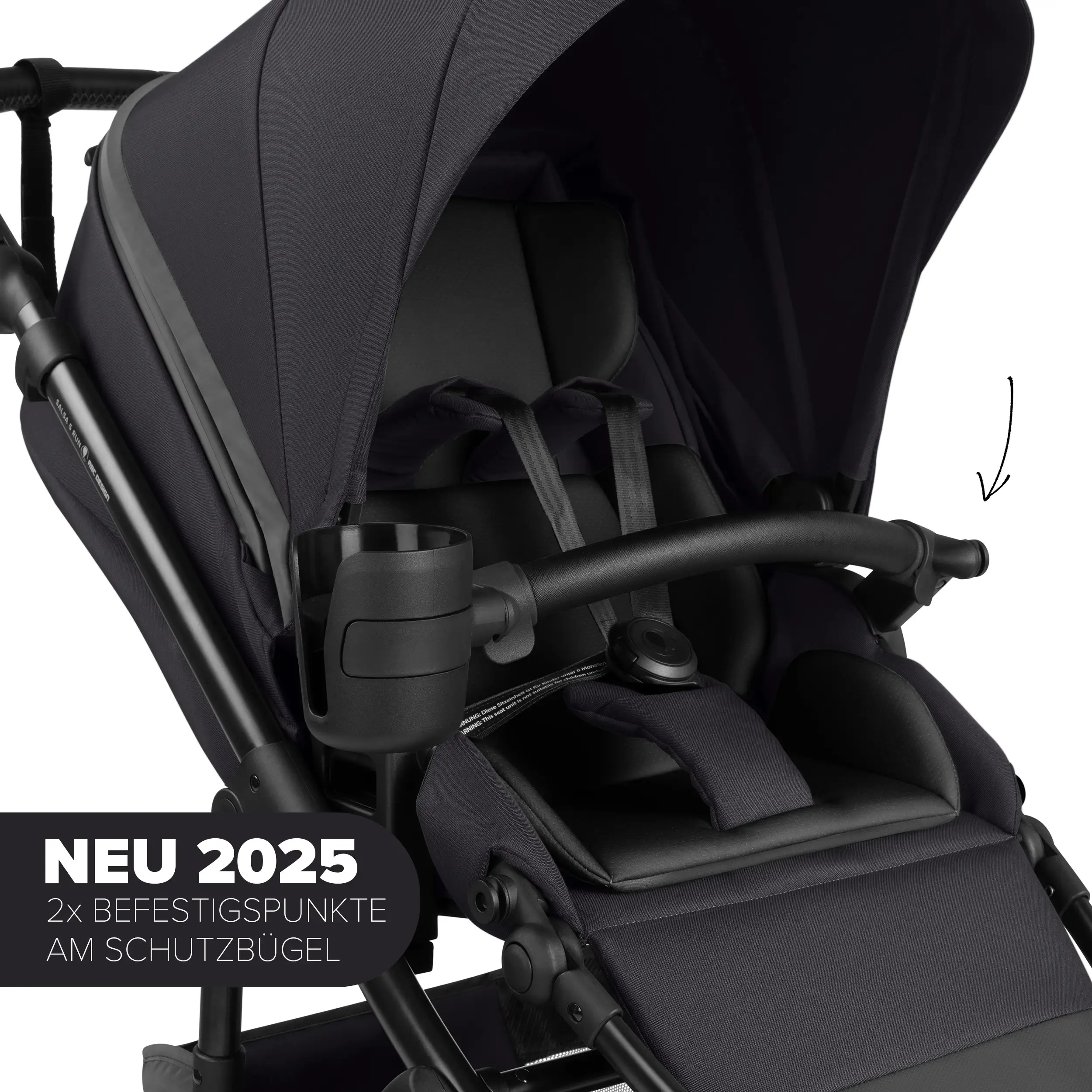 Passeggino Salsa 5 Run - Coal