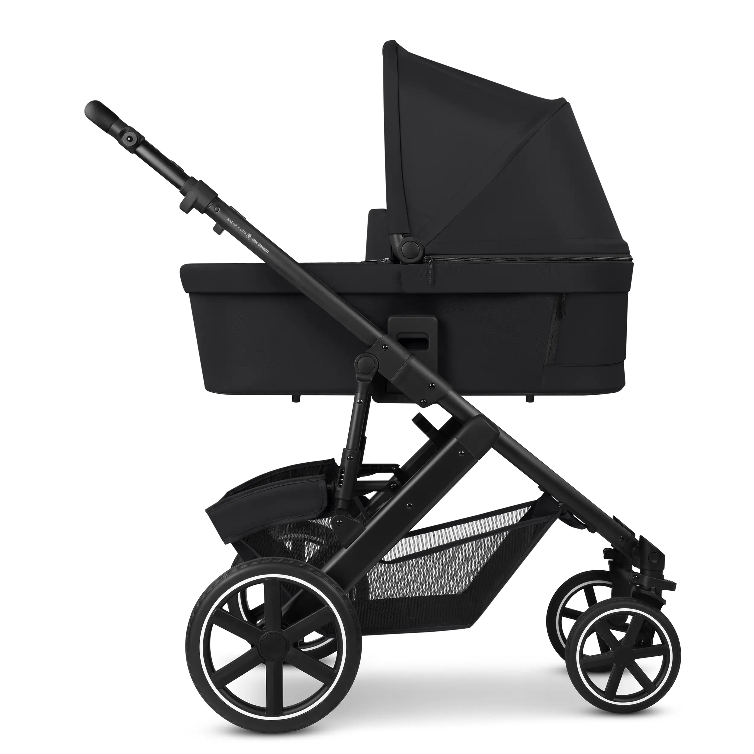 Set passeggino 3in1 Salsa Core incl. Seggiolino per auto Calla dotato di funzione reclinabile - Ink