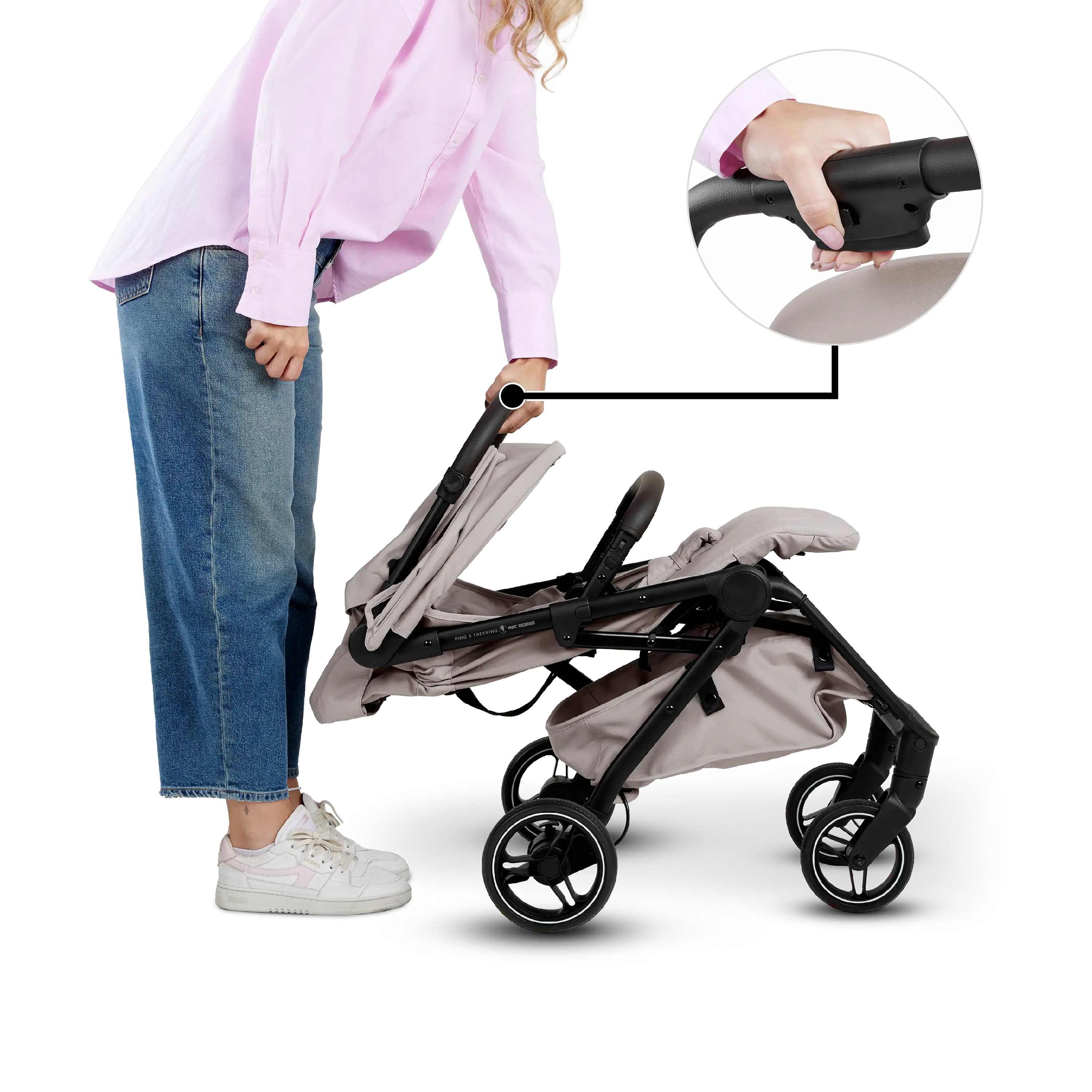 Piegabile con una mano fino alle dimensioni del bagaglio a mano
