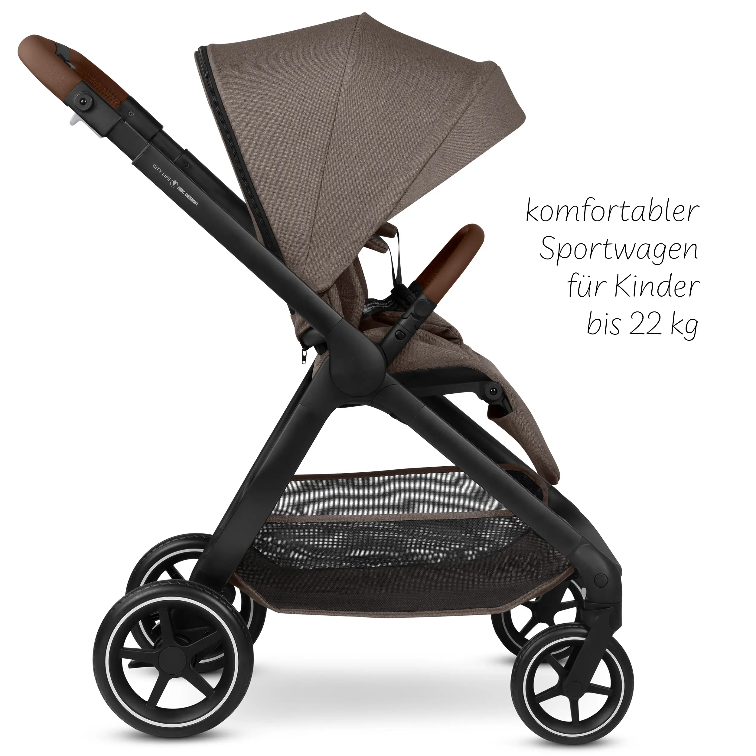 Set passeggino 3in1 City Life incl. ovetto Maxi-Cosi Pebble 360 Pro 2 - Nature