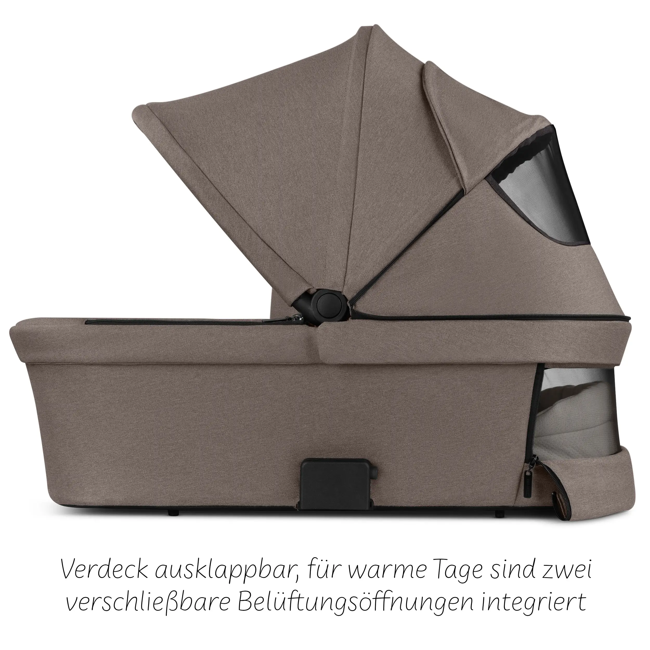 3in1-Kinderwagen-Set Samba 2 inkl. Babyschale Calla mit Liegefunktion - Nature