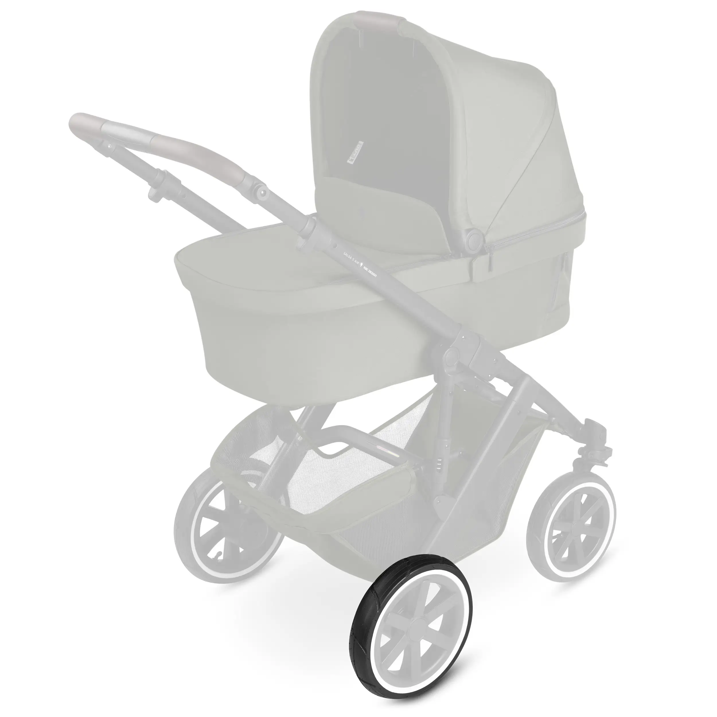 Coperchio per ruota posteriore Salsa 4 Air / Salsa 5 Air / Salsa Run / Salsa 5 Run - Black / White Wall