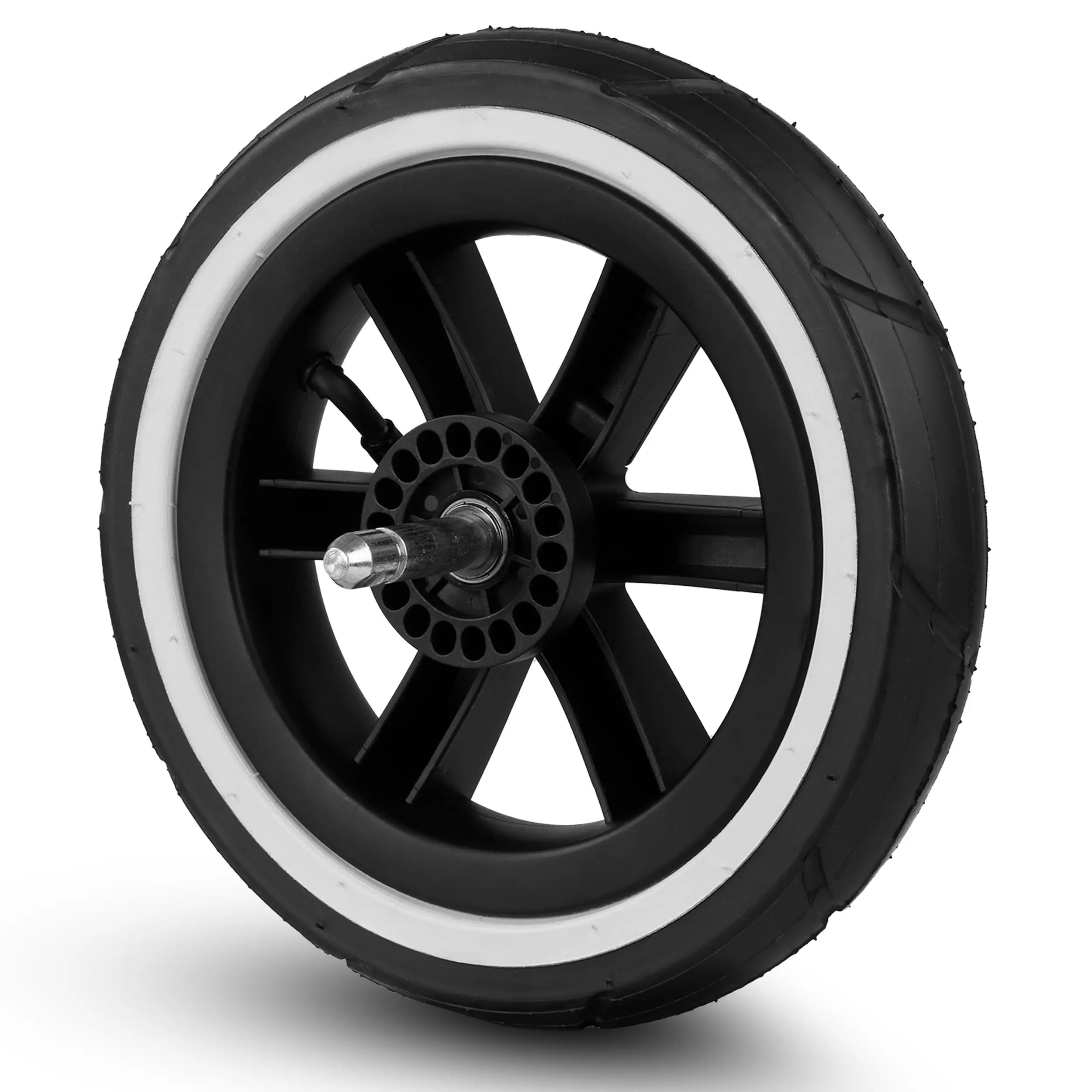 Ruota posteriore per Avus 2 Air / Avus Air - Luftrad Black / White Wall