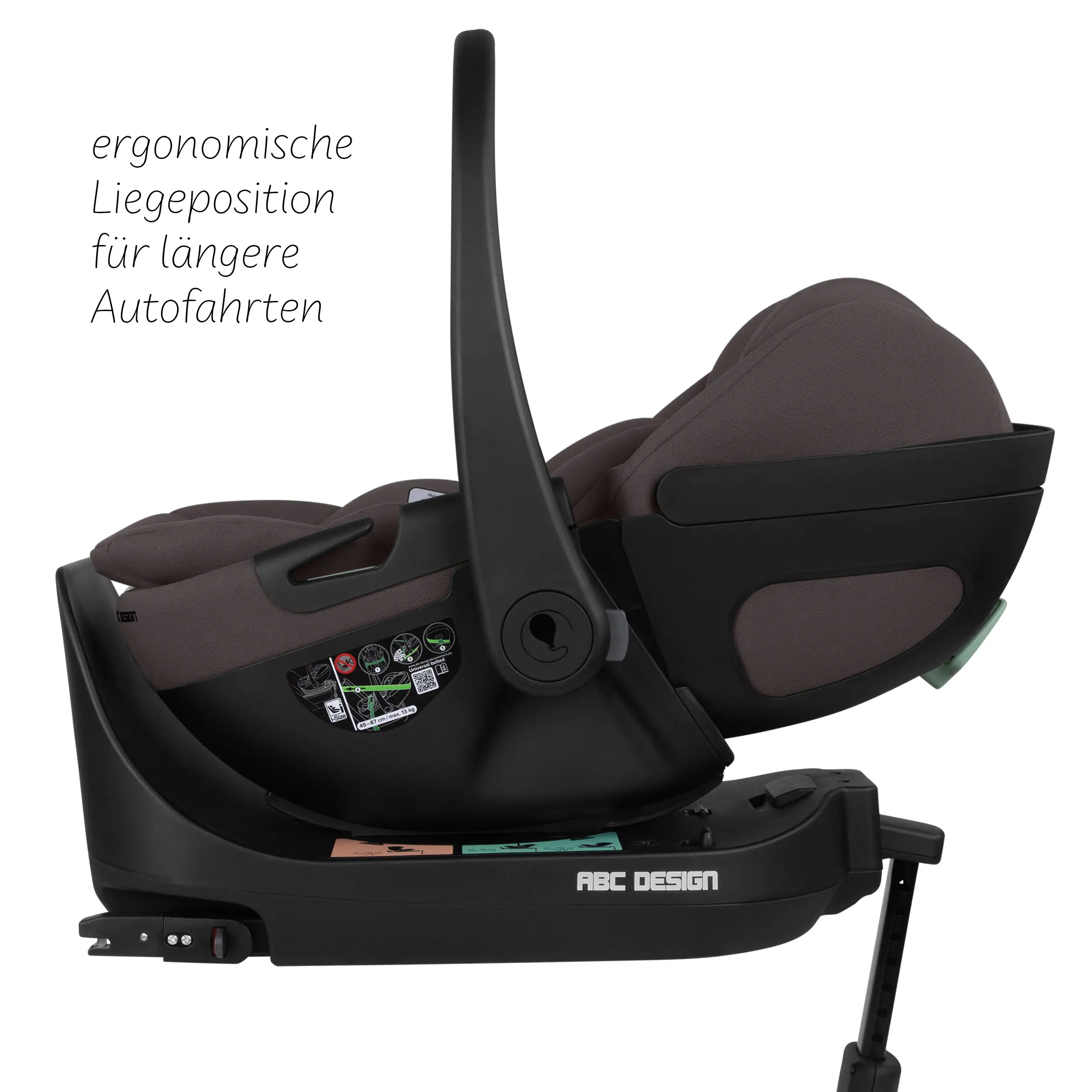 Set passeggino 4in1 Salsa Core incl. ovetto Calla con funzione reclinabile e base ISOFIX Root - Falcon