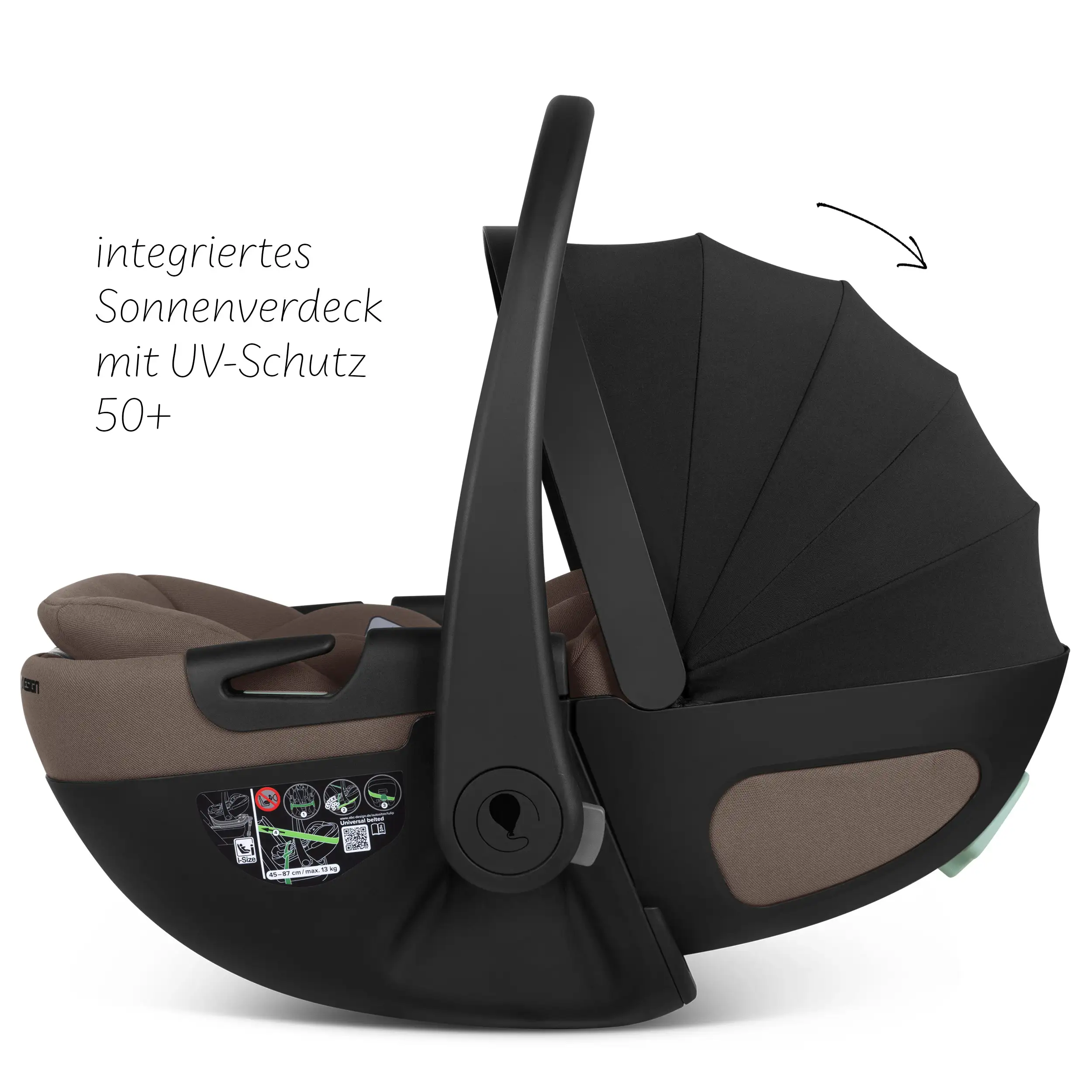 Ovetto Calla i-Size reclinabile incl. base ISOFIX girevole Root