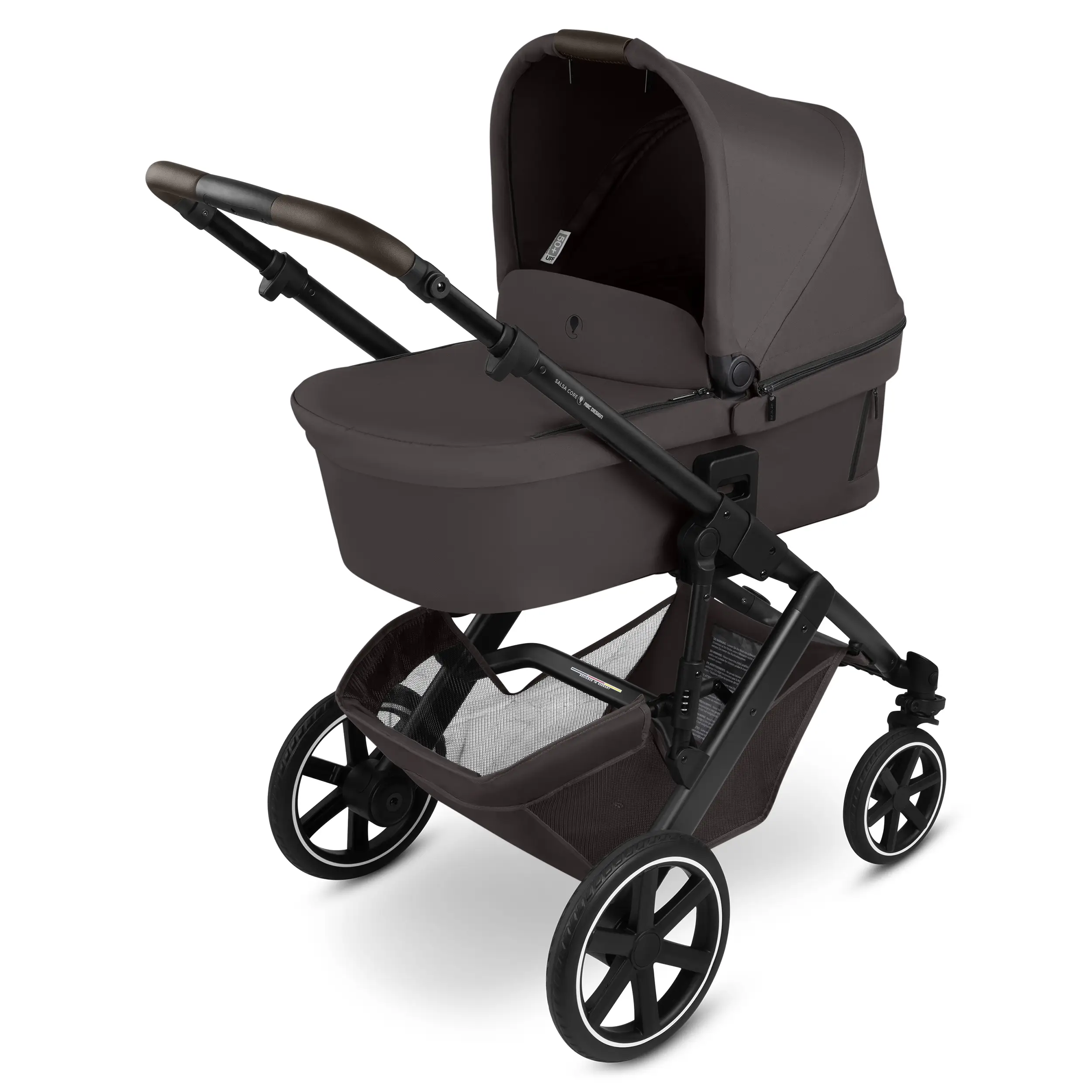 Set passeggino 3in1 Salsa Core incl. Seggiolino per auto Calla dotato di funzione reclinabile - Falcon