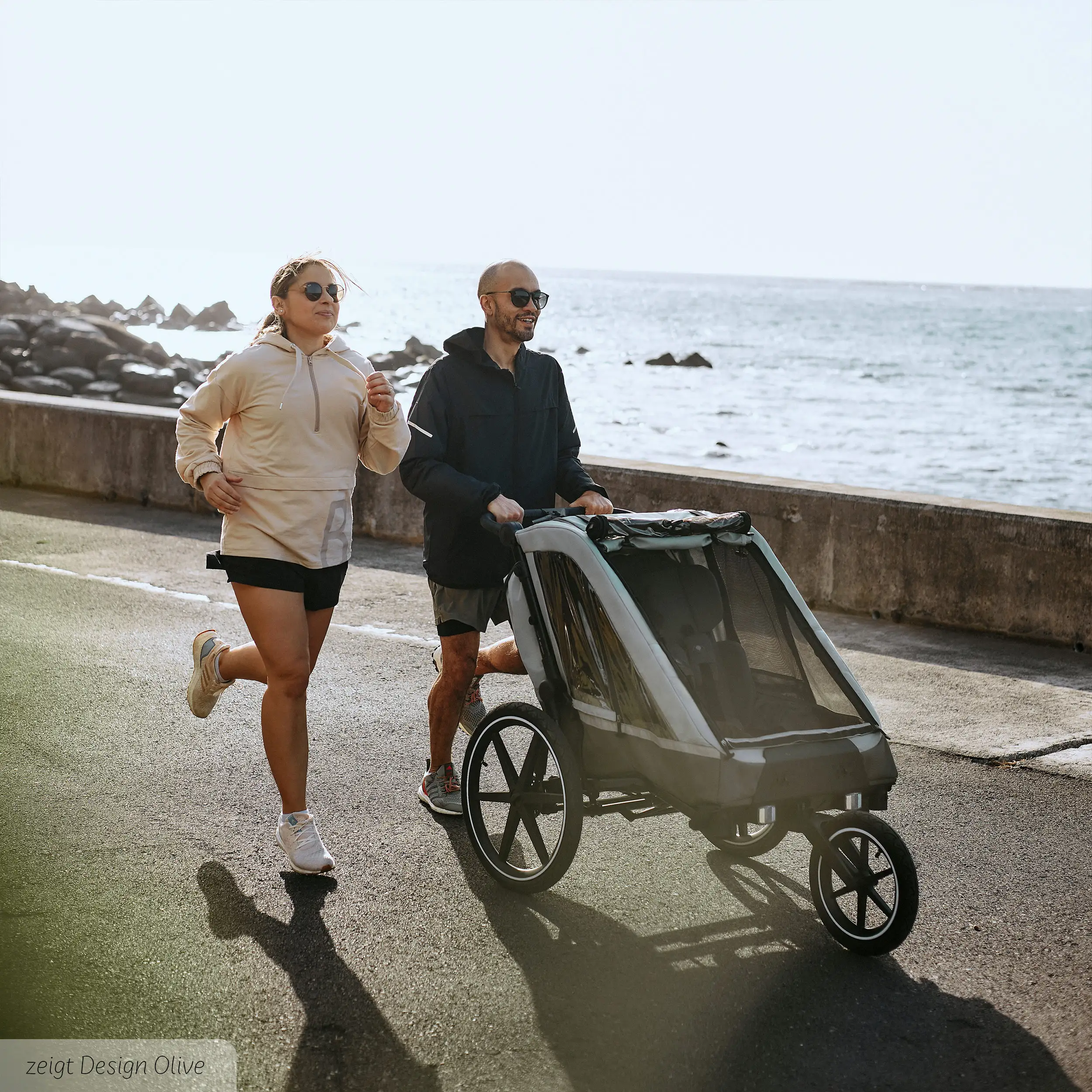 Rimorchio per biciclette Tour Sport Kit