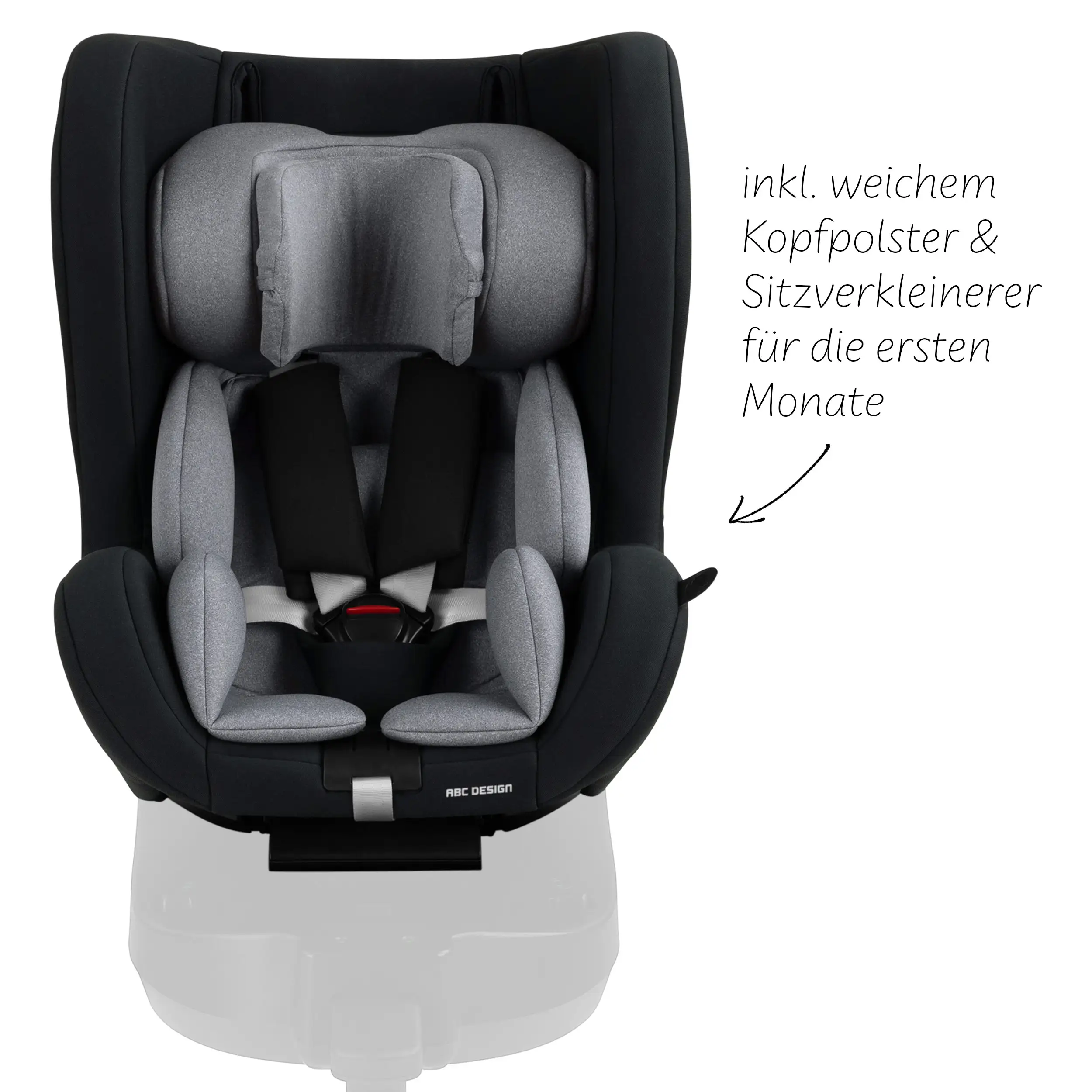 Seggiolino auto Lily i-Size incl. base ISOFIX girevole Root - Graphite