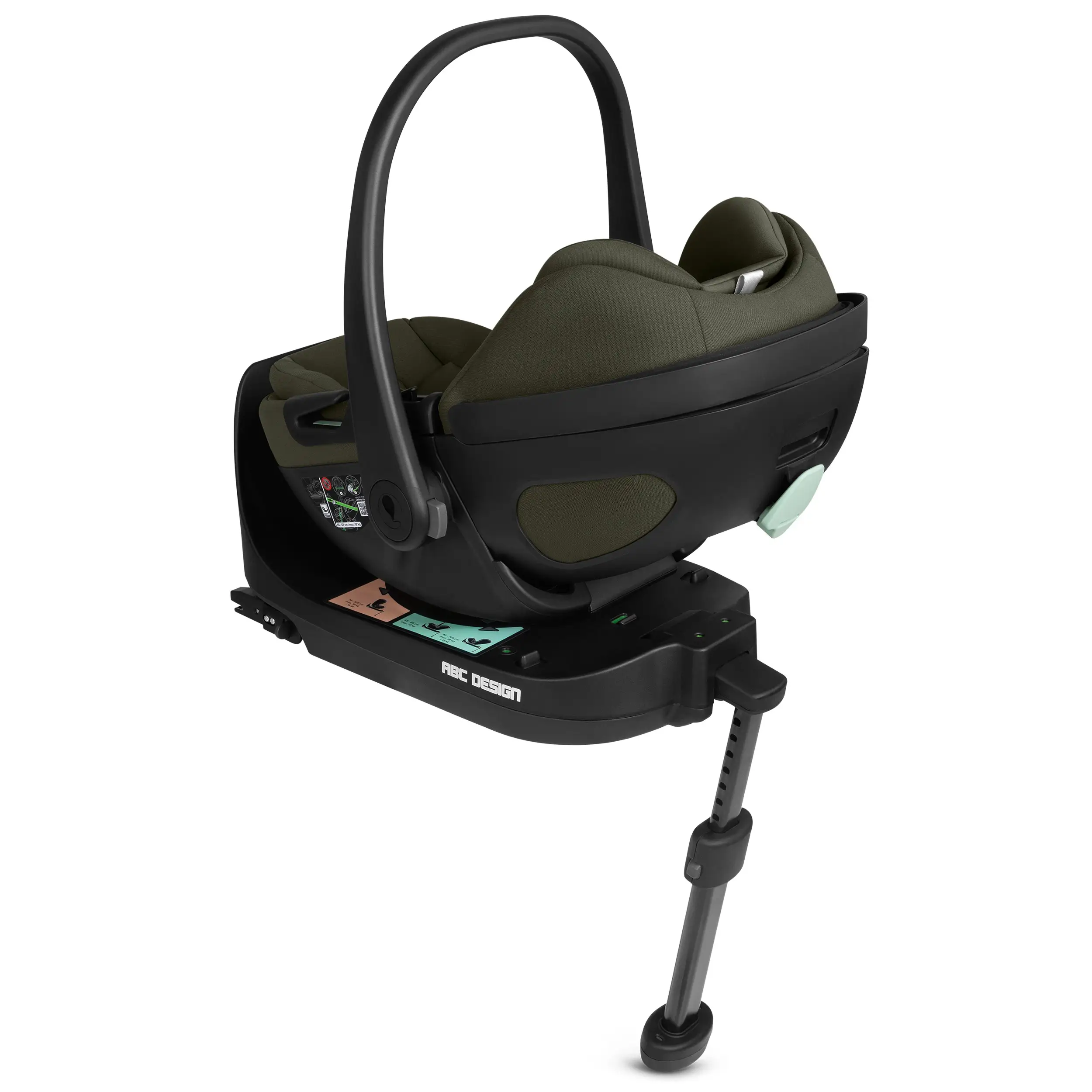 Ovetto Calla i-Size con funzione reclinabile - Olive