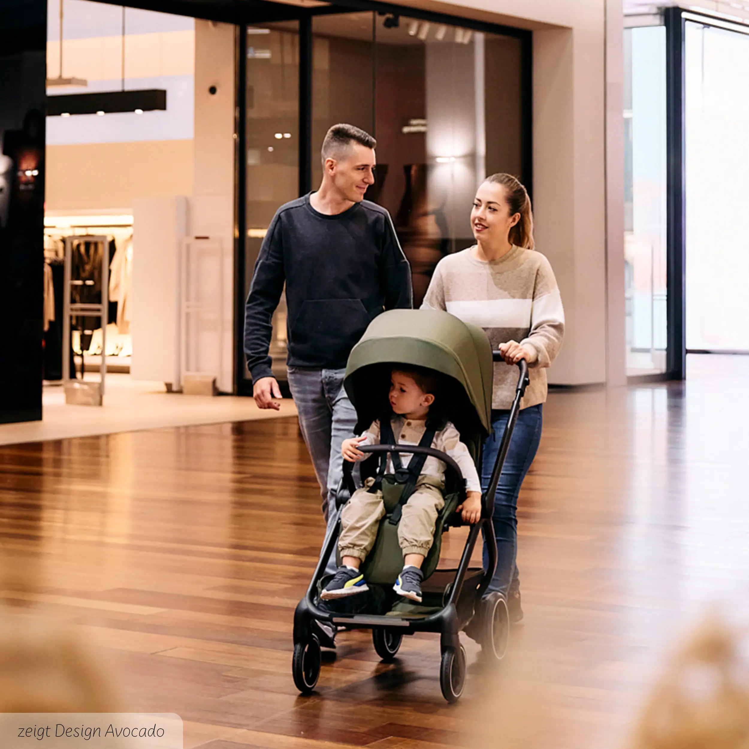 Set passeggino 4in1 City Life con base Isofix - Nature