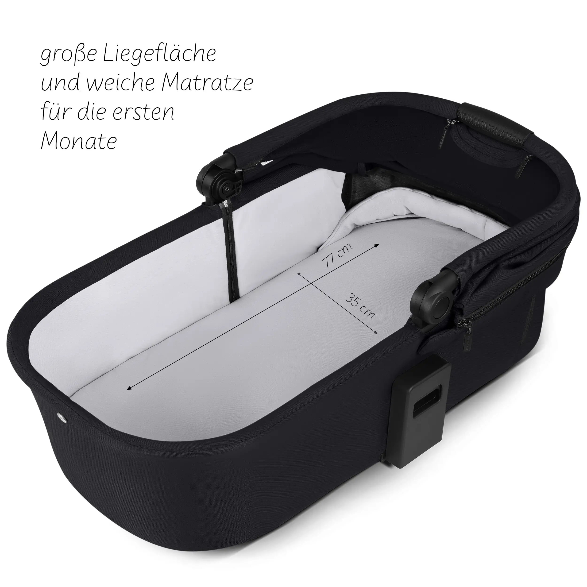 Set passeggino 4in1 Salsa Core incl. ovetto Calla con funzione reclinabile e base ISOFIX Root - Ink