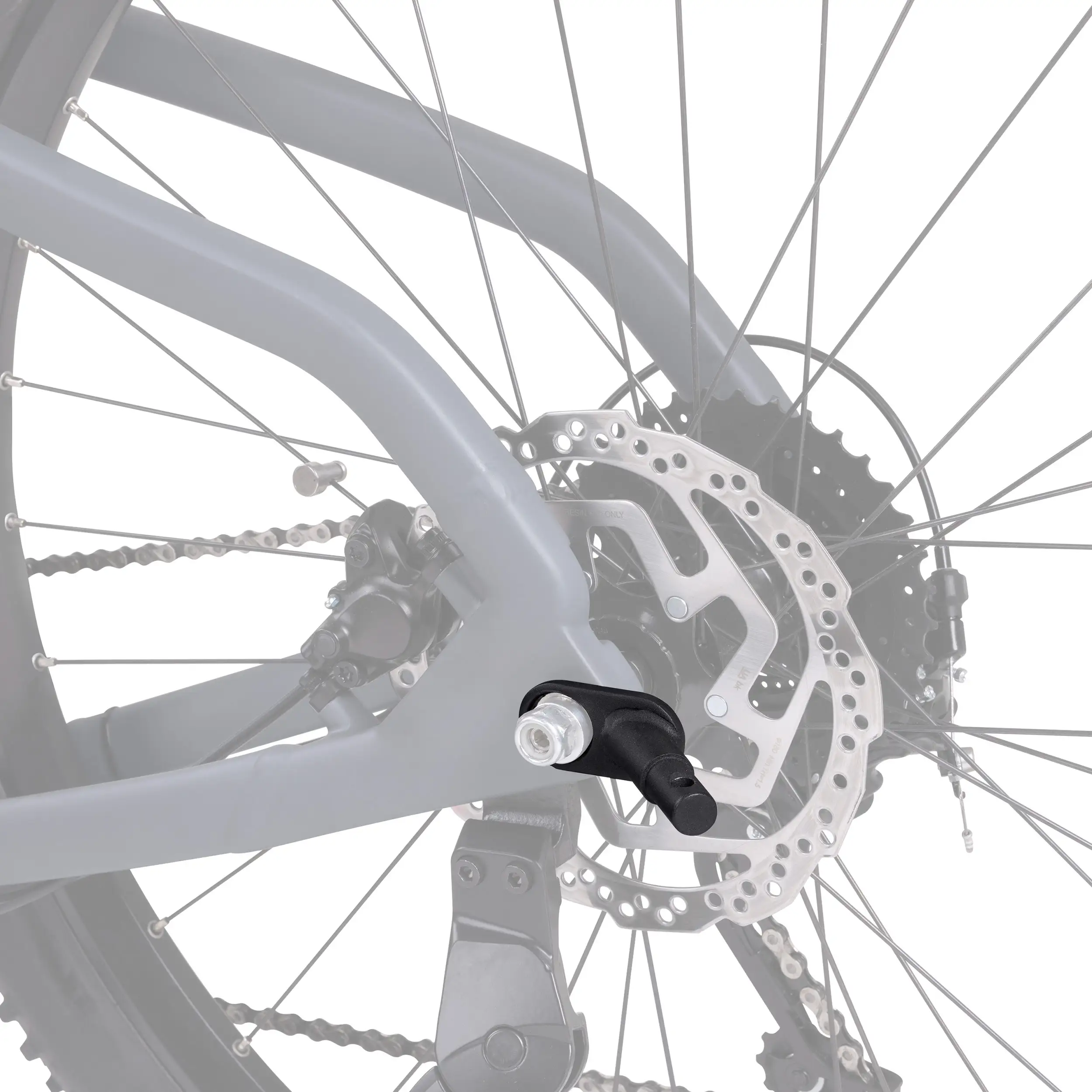 Rimorchio per biciclette Tour - Attacco