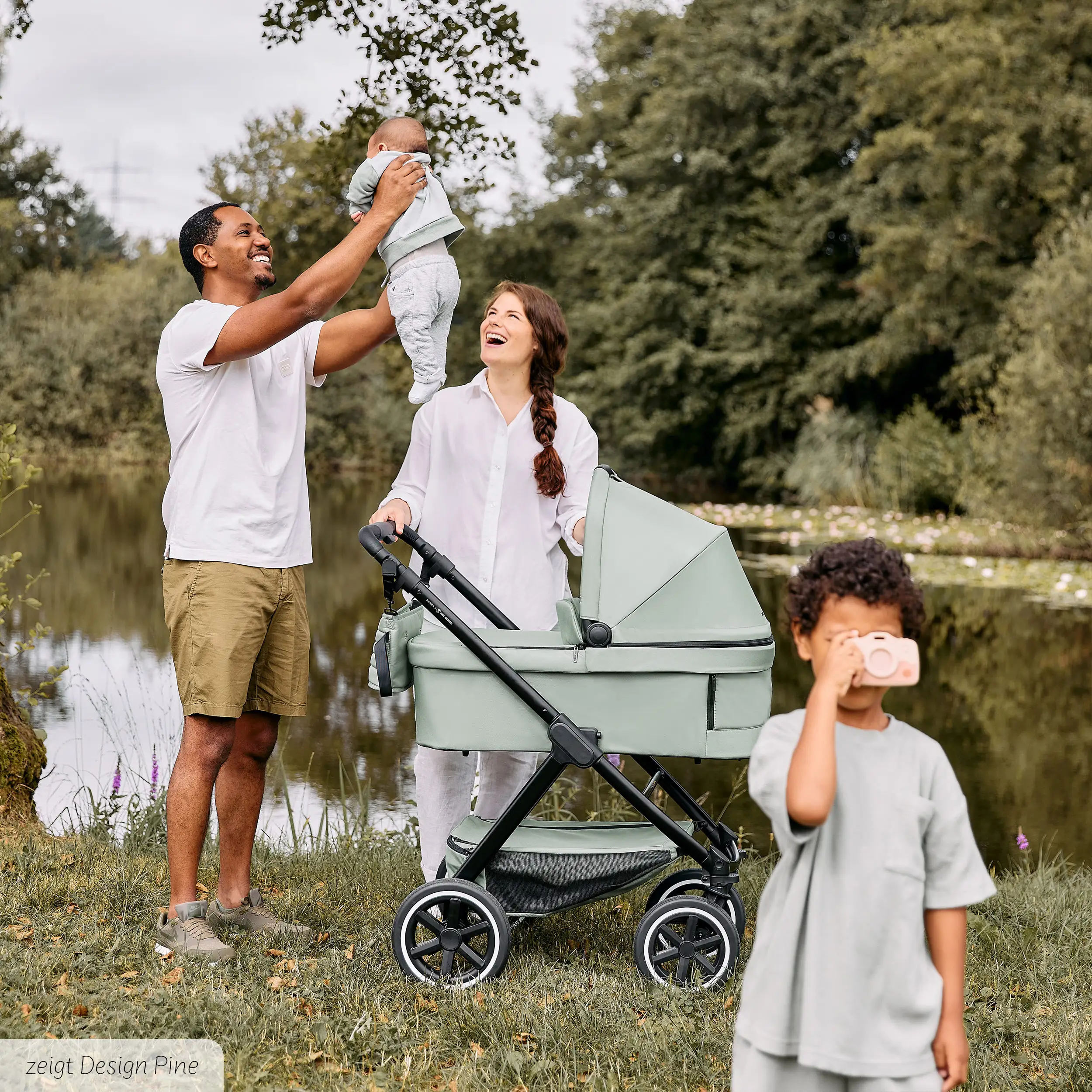 Sset 4in1 Passeggino Samba 2 incl. Base Isofix - Camel