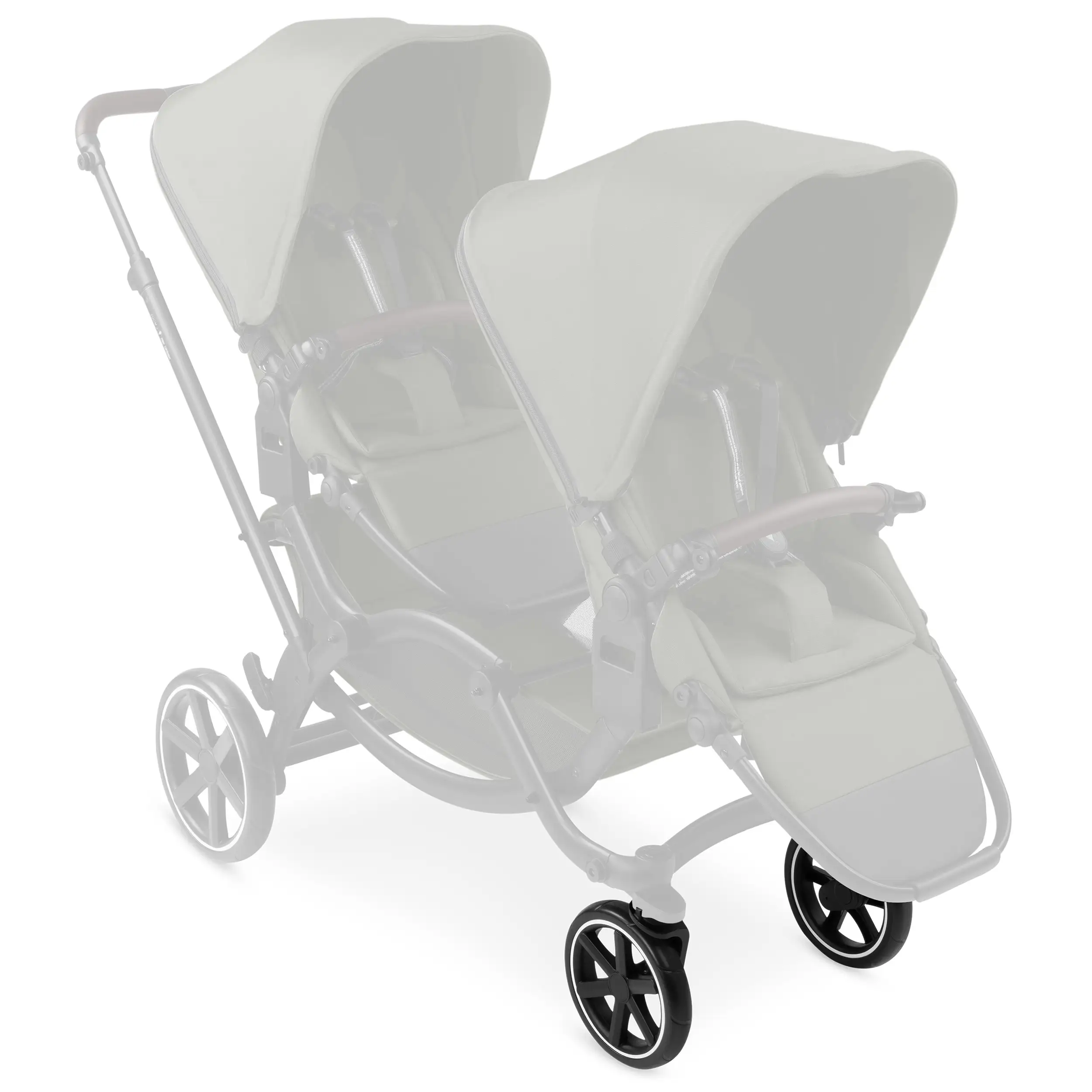 Set di ruote anteriori (2 pezzi) per Salsa 4 / Zoom / Zoom 2 - EVA Black / White Wall