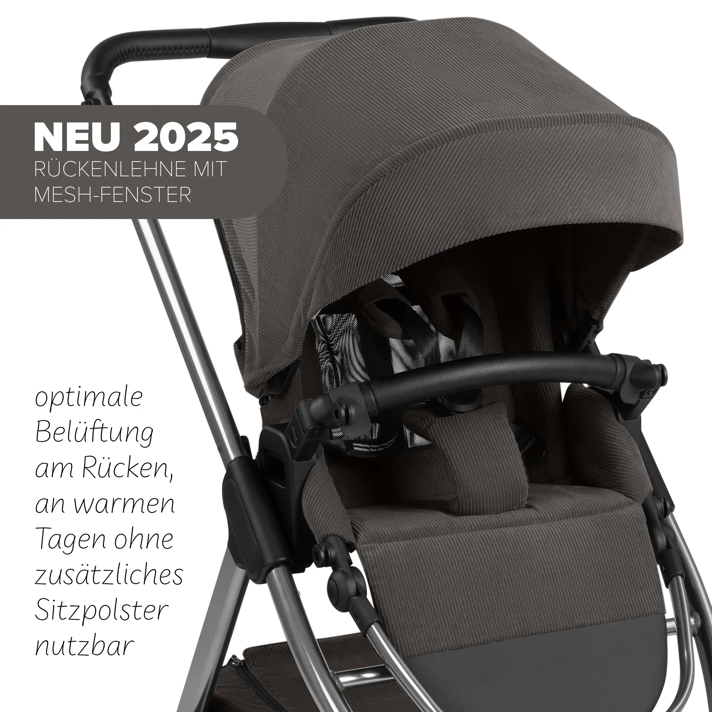 Set passeggino 3in1 Samba 2 - Almond