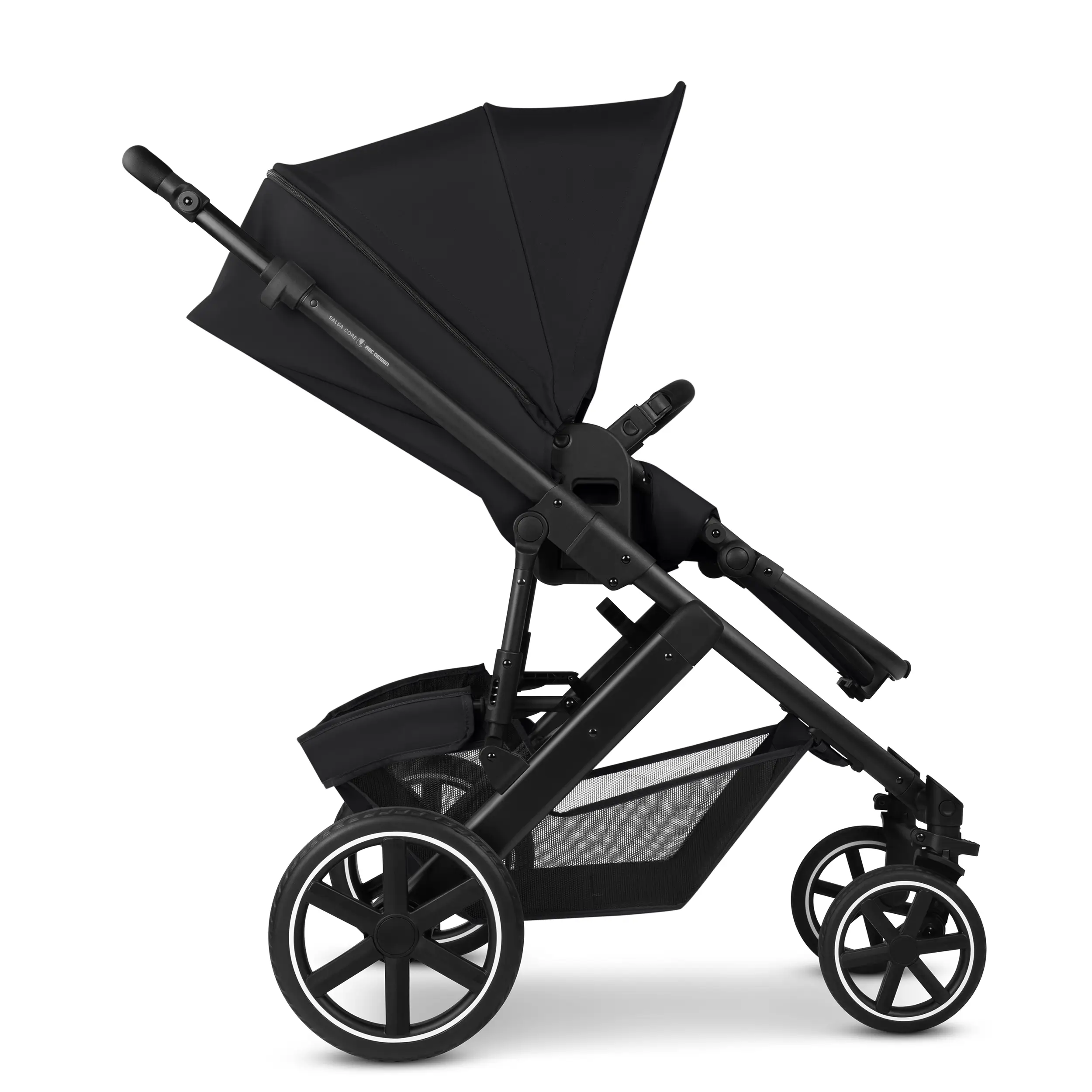 Set passeggino 3in1 Salsa Core incl. Seggiolino per auto Calla dotato di funzione reclinabile - Ink
