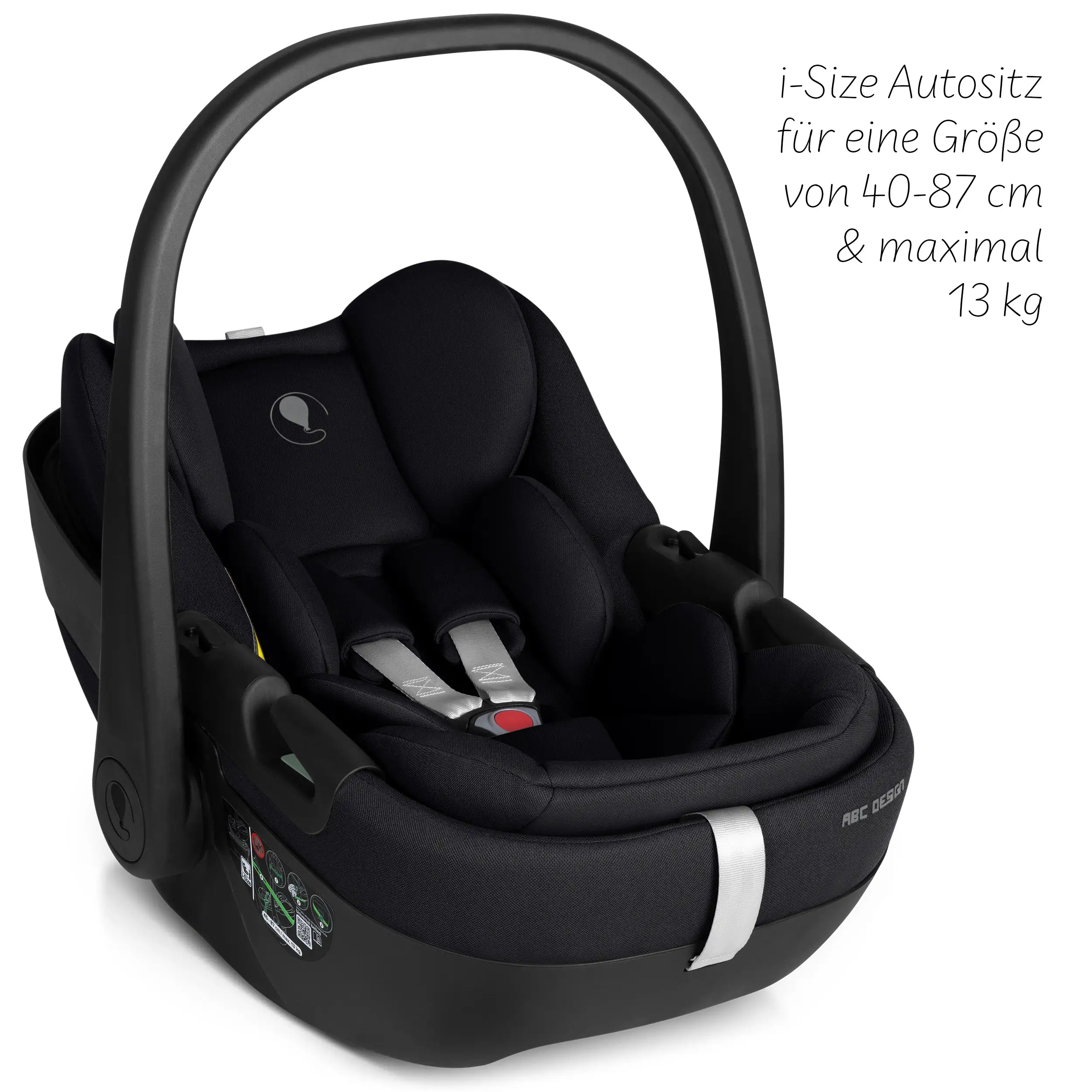 Ovetto Calla i-Size reclinabile incl. base ISOFIX girevole Root - Ink