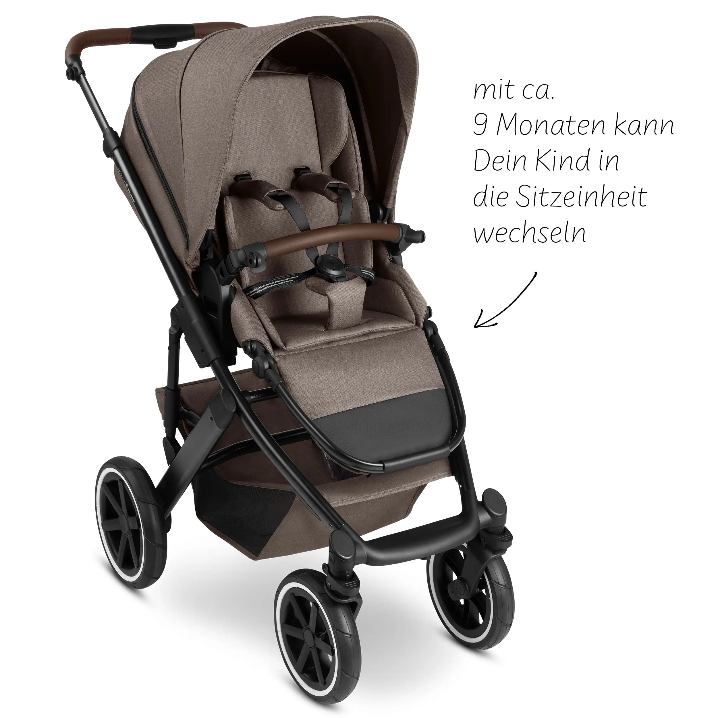 Passeggino 4in1 Salsa 5 Air con Base Isofix - Nature