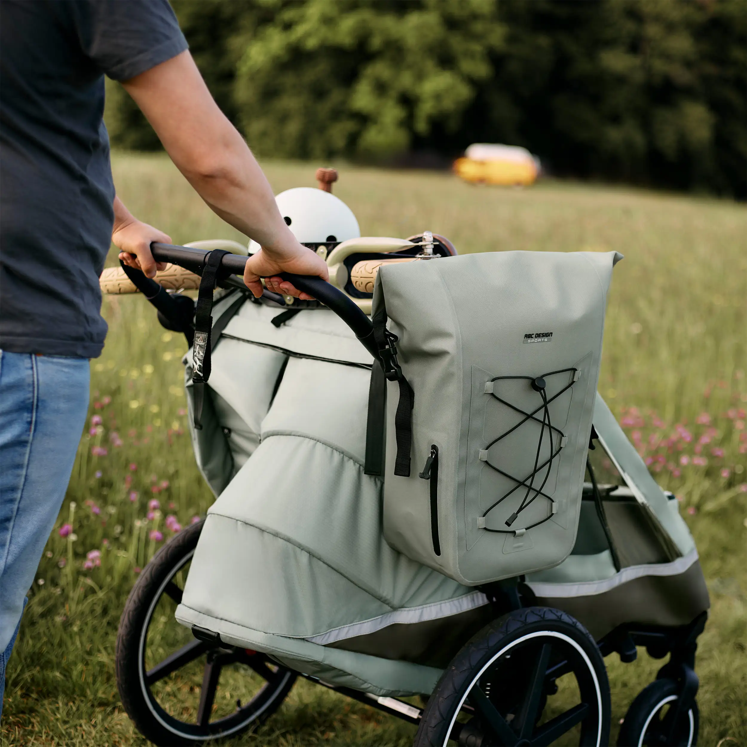 Borsa da sella Sion 20L per Passeggino, rimorchi per biciclette e uso quotidiano - Pine