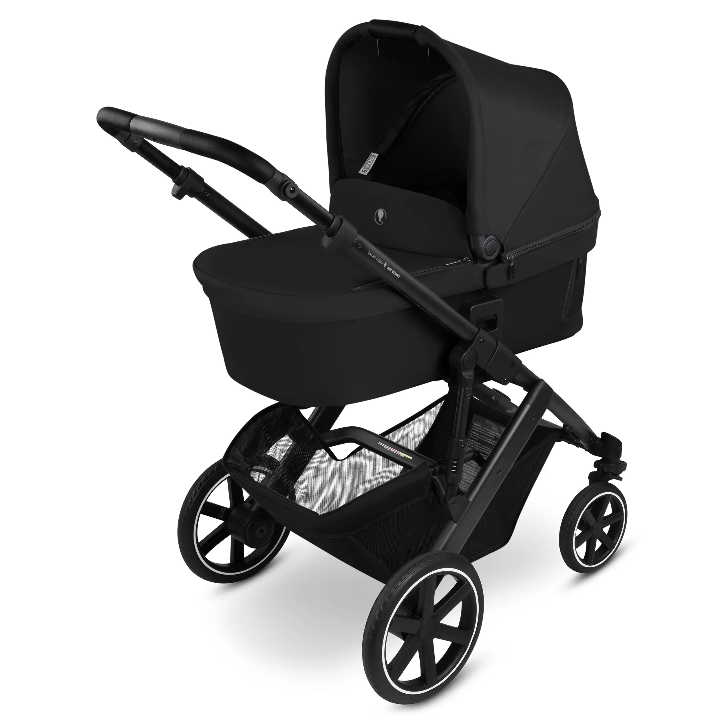 Set passeggino 3in1 Salsa Core incl. Seggiolino per auto Calla dotato di funzione reclinabile - Ink