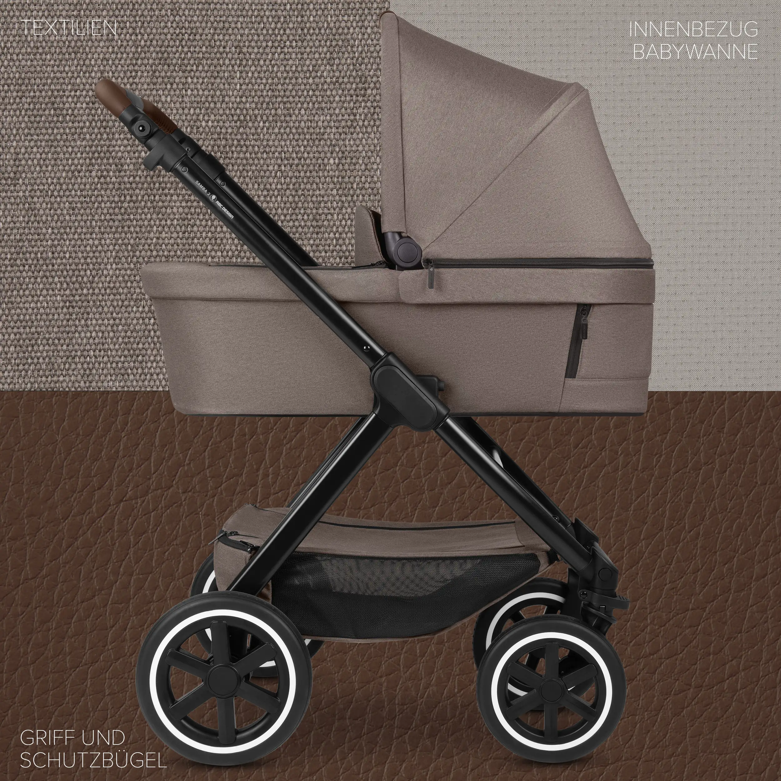Passeggino 4in1 Samba 2 con Base Isofix - Nature