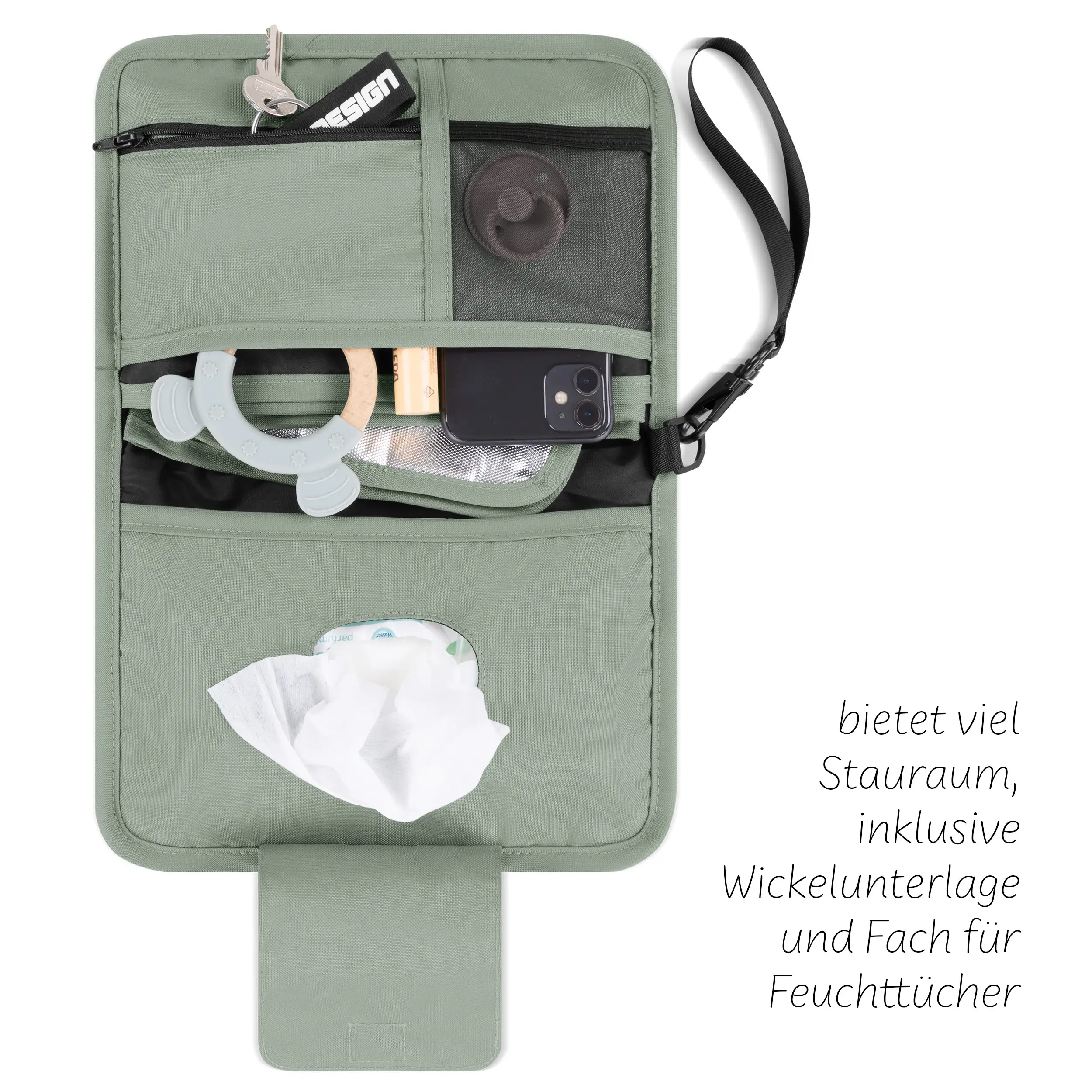 Organizer per il cambio multiuso Multi - Pine