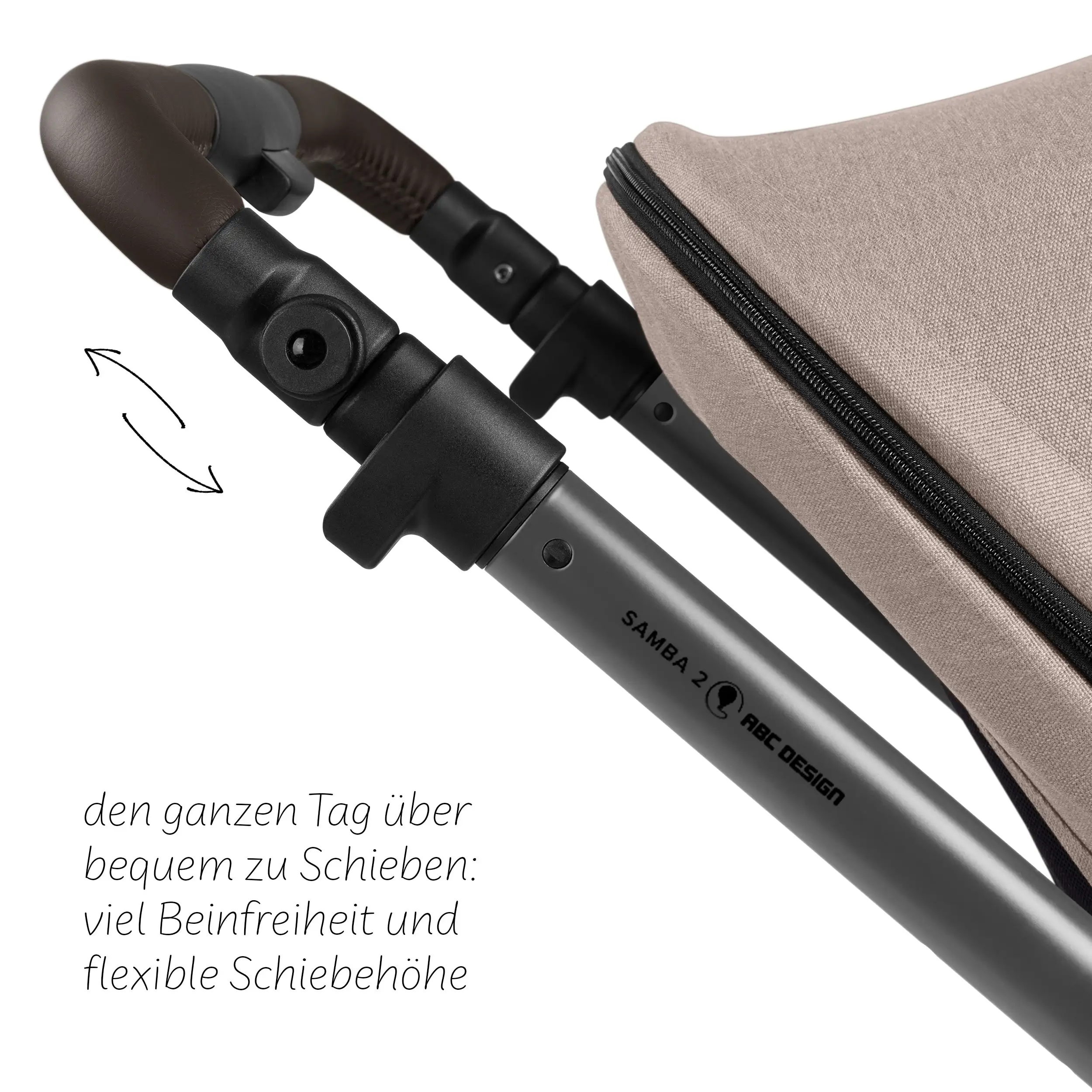 Sset 4in1 Passeggino Samba 2 incl. Base Isofix - Camel