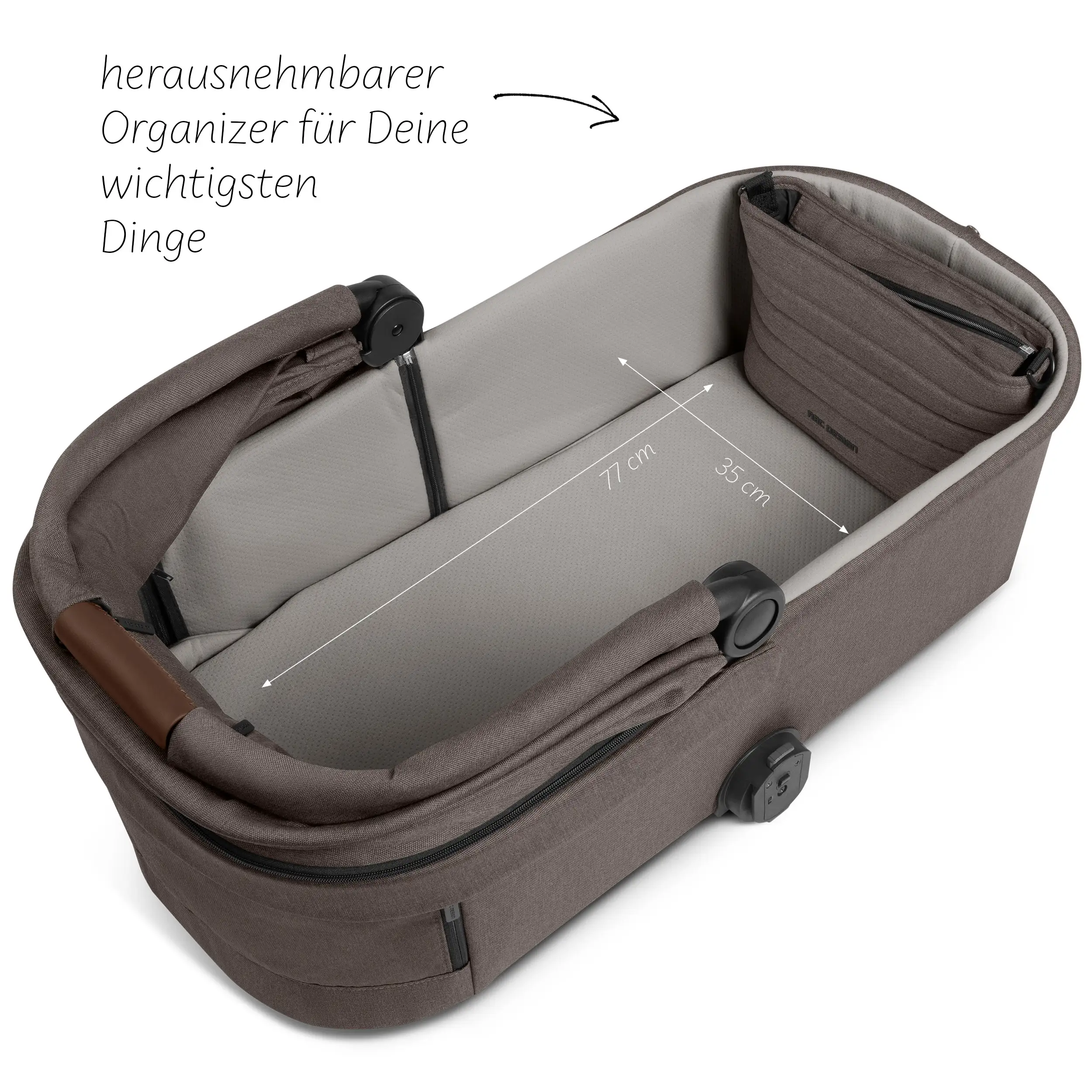 4in1-Kinderwagen-Set City Life inkl. Babyschale Calla mit Liegefunktion - Nature