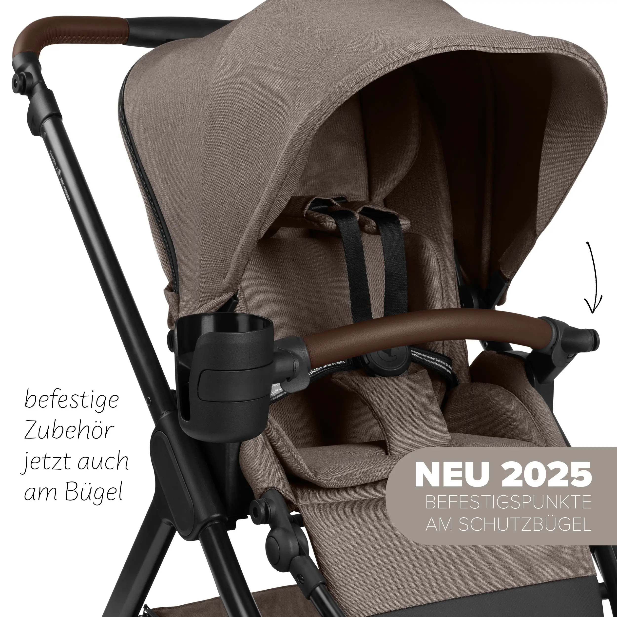 Passeggino 4in1 Samba 2 con Base Isofix - Nature