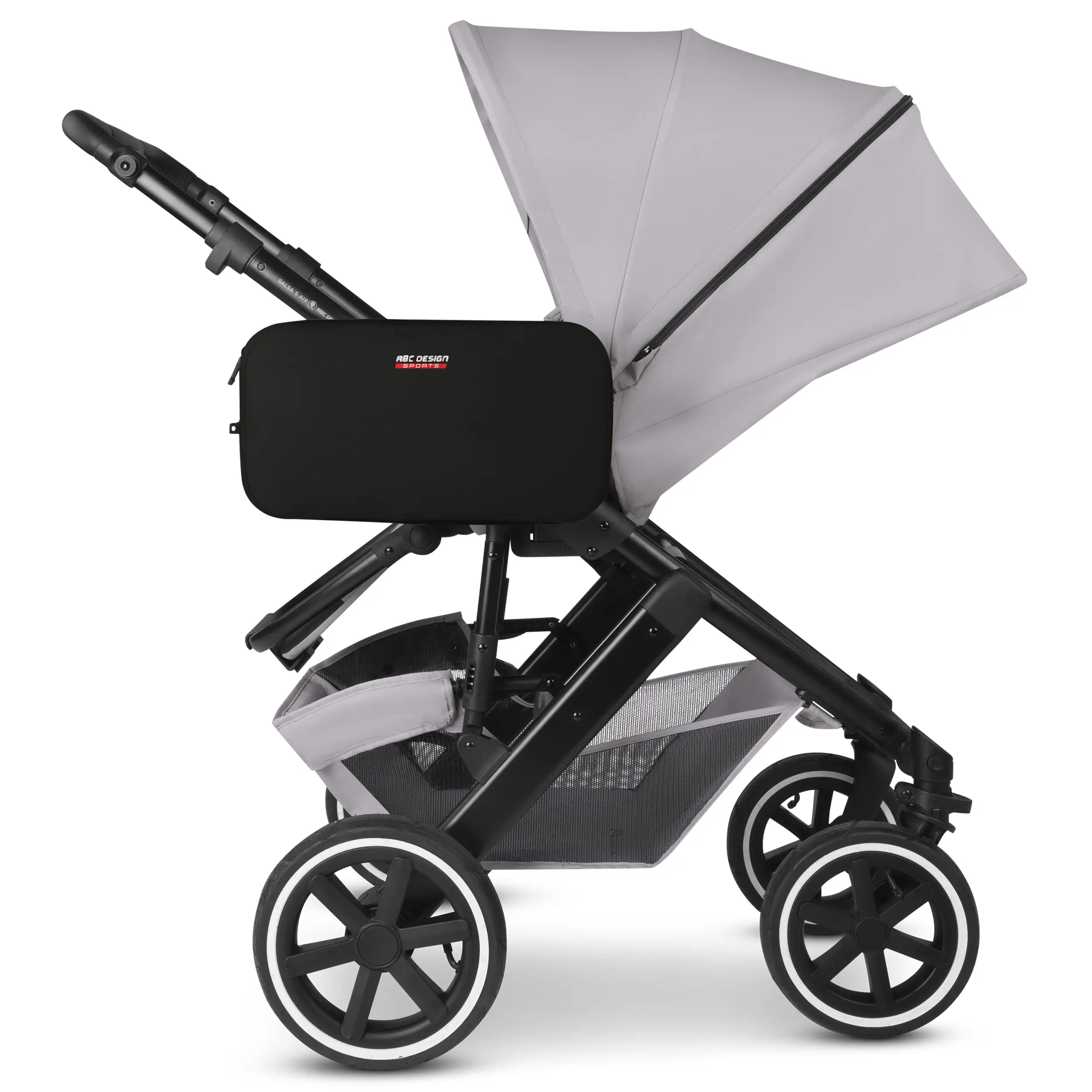 Borsa da sella Ginevra 4,5 L per passeggino, biciclette e uso quotidiano - Inchiostro