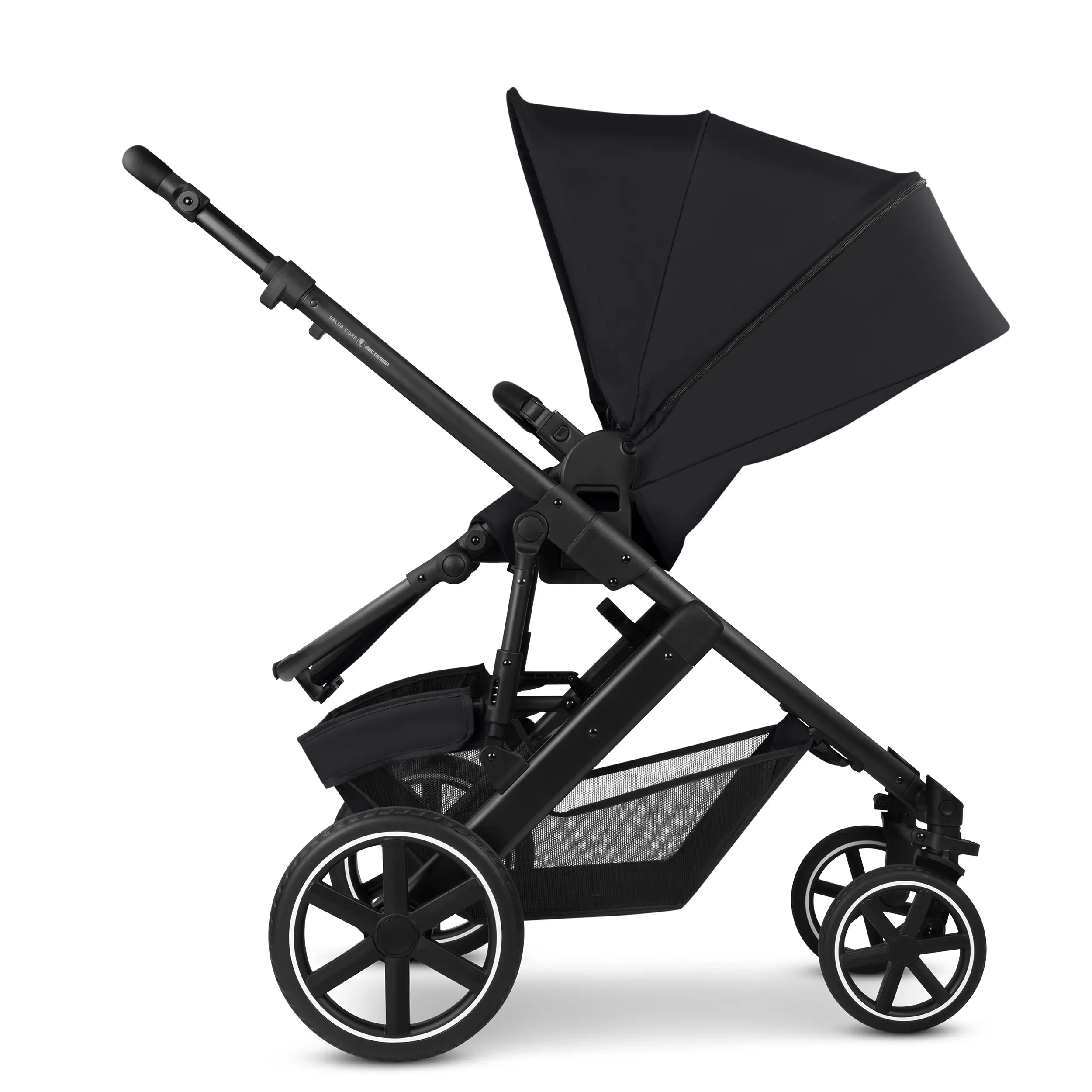 Set passeggino 3in1 Salsa Core incl. Seggiolino per auto Calla dotato di funzione reclinabile - Ink