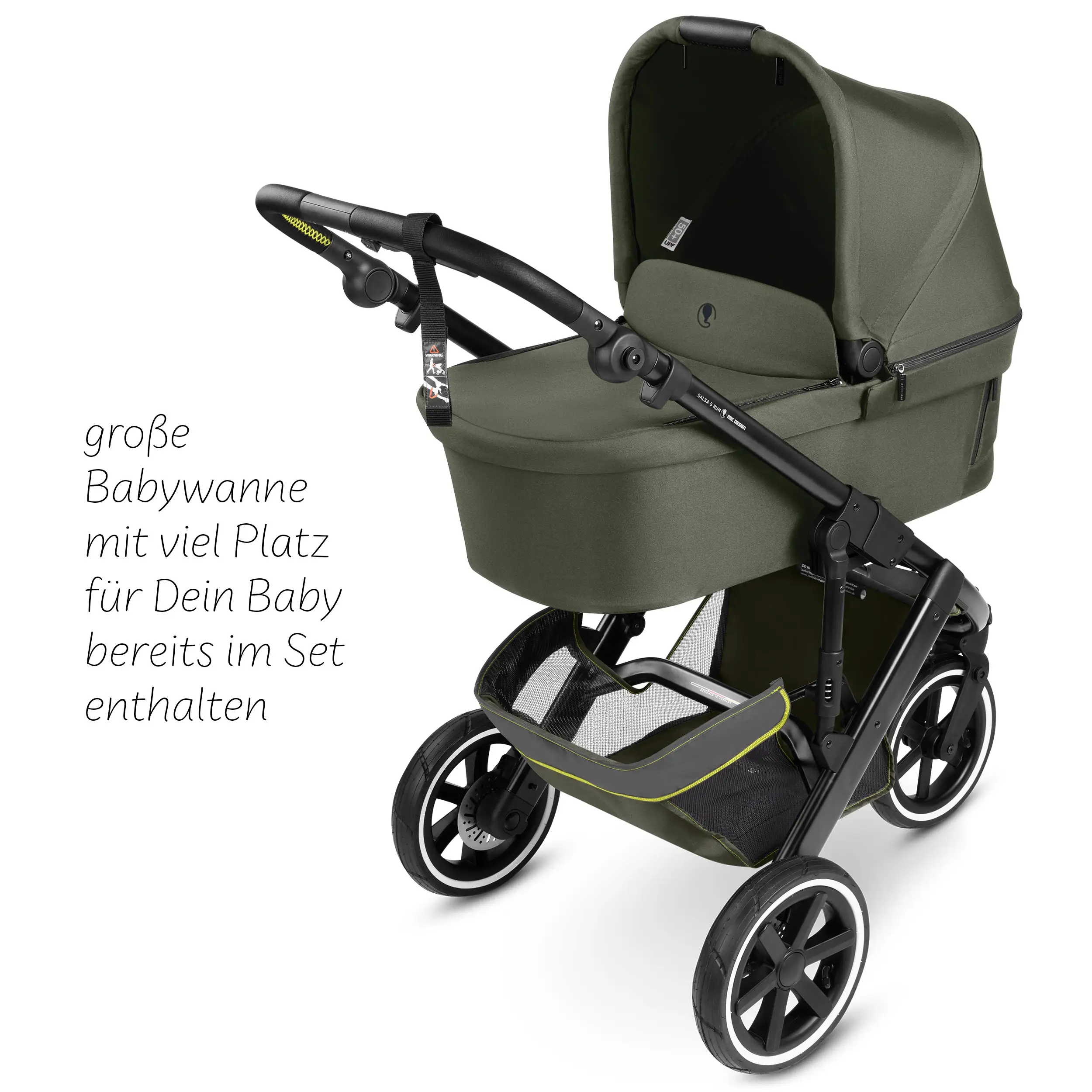 Passeggino combinato Salsa 5 Run - Avocado