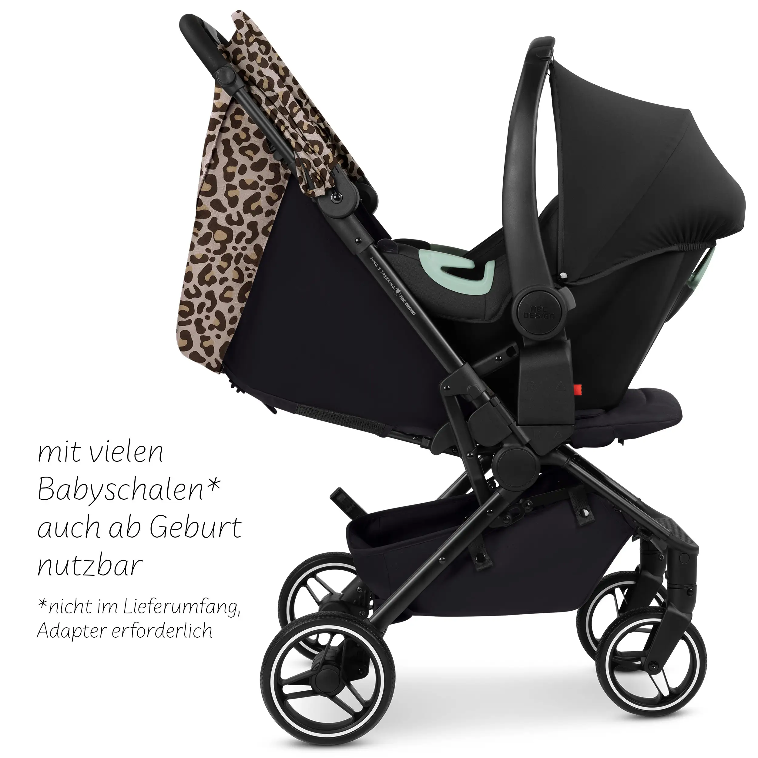 Passeggino da viaggio Ping 3 Trekking - Leo