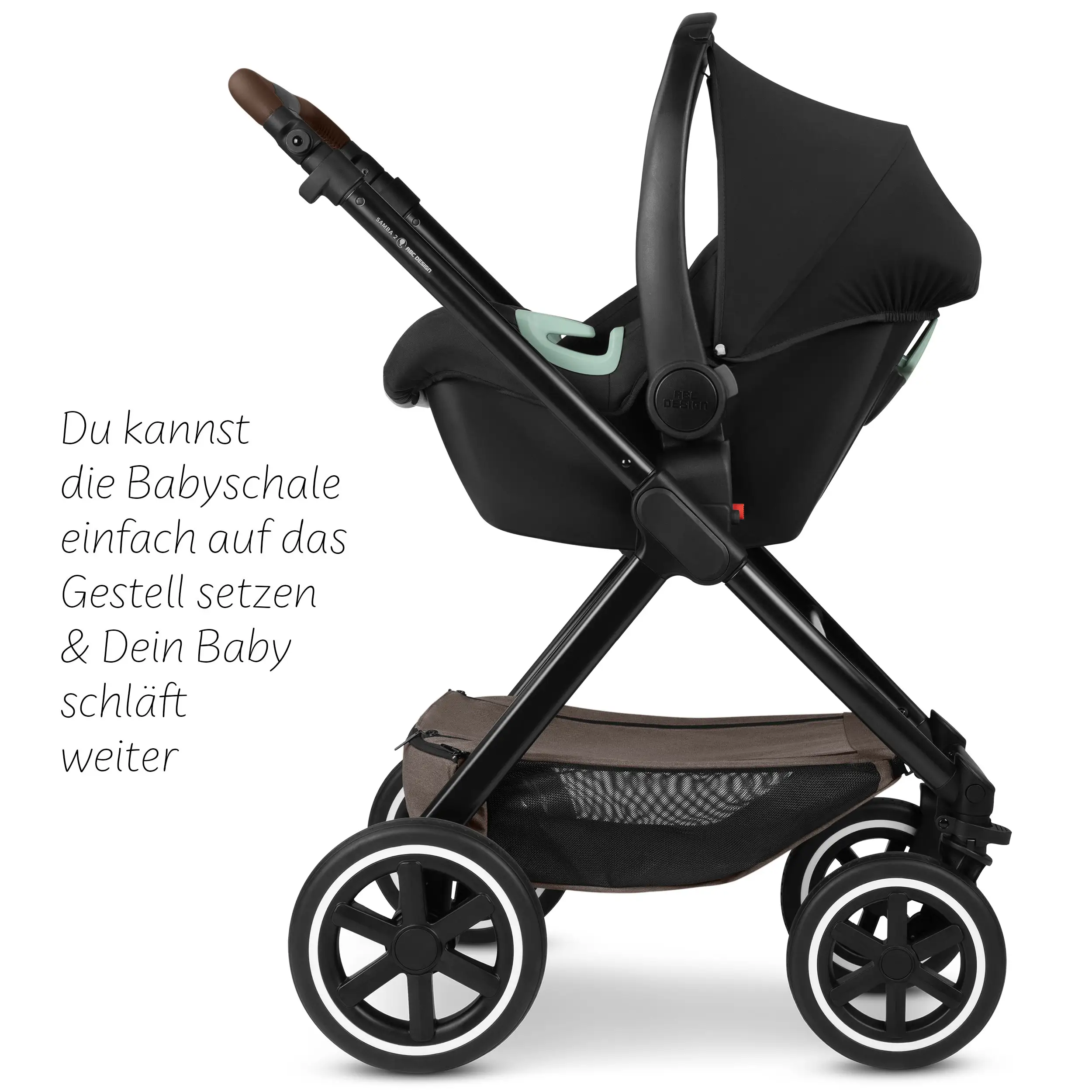 Passeggino 4in1 Samba 2 con Base Isofix - Nature