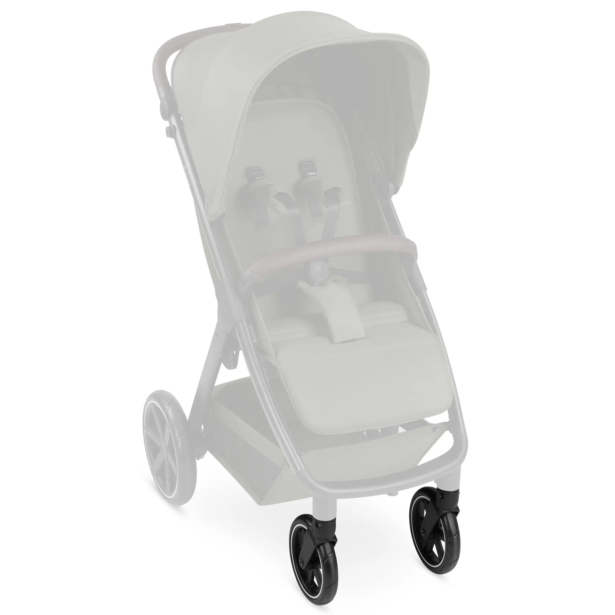 Set di ruote anteriori (2 pezzi) per Avus 2 / Avus - EVA Black / White Wall