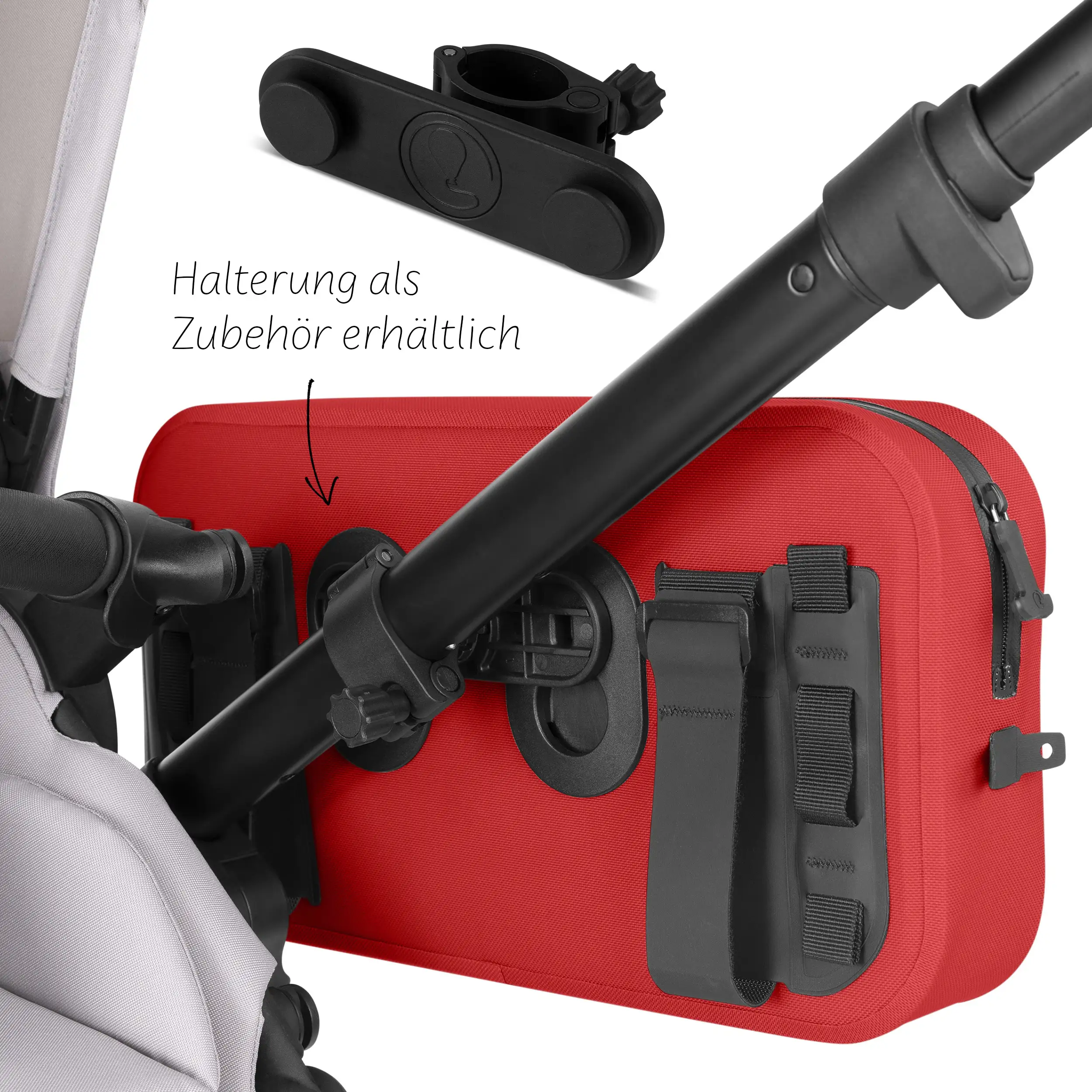 Borsa da sella Ginevra 4,5 L per passeggino, biciclette e uso quotidiano - Mango