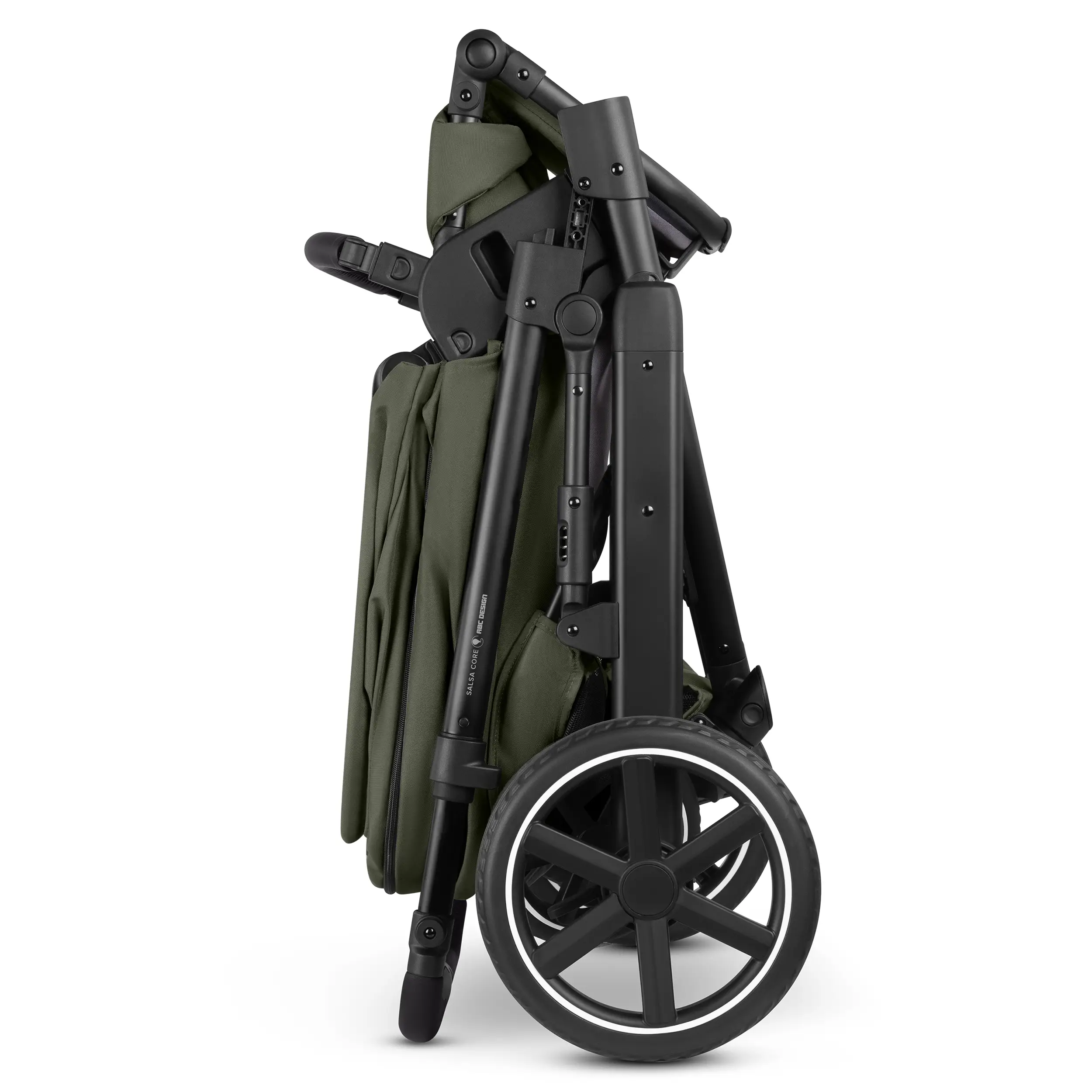 Set passeggino 3in1 Salsa Core incl. Seggiolino per auto Calla dotato di funzione reclinabile - Olive