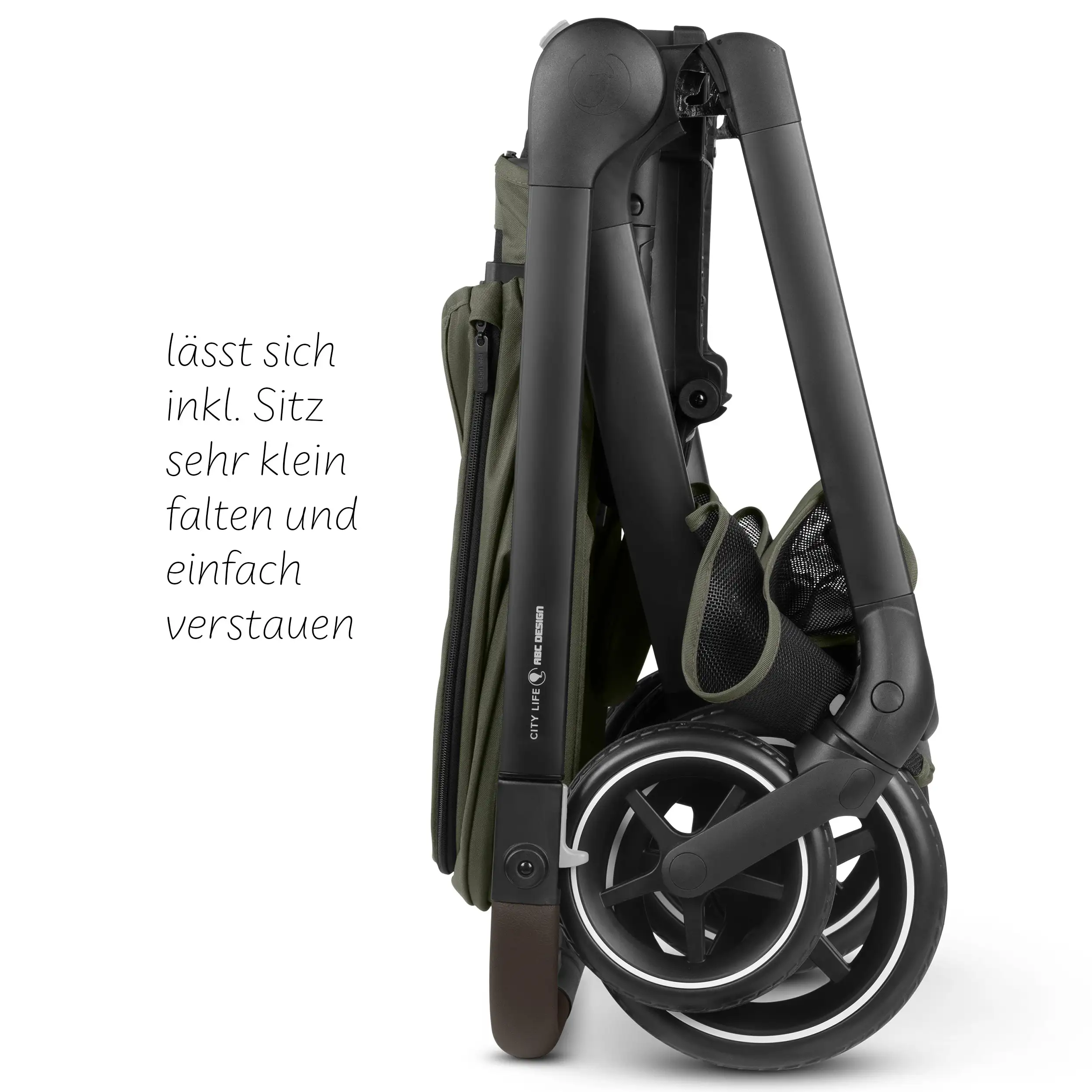 Set passeggino 3in1 City Life incl. ovetto Maxi-Cosi Pebble 360 Pro 2 - Avocado