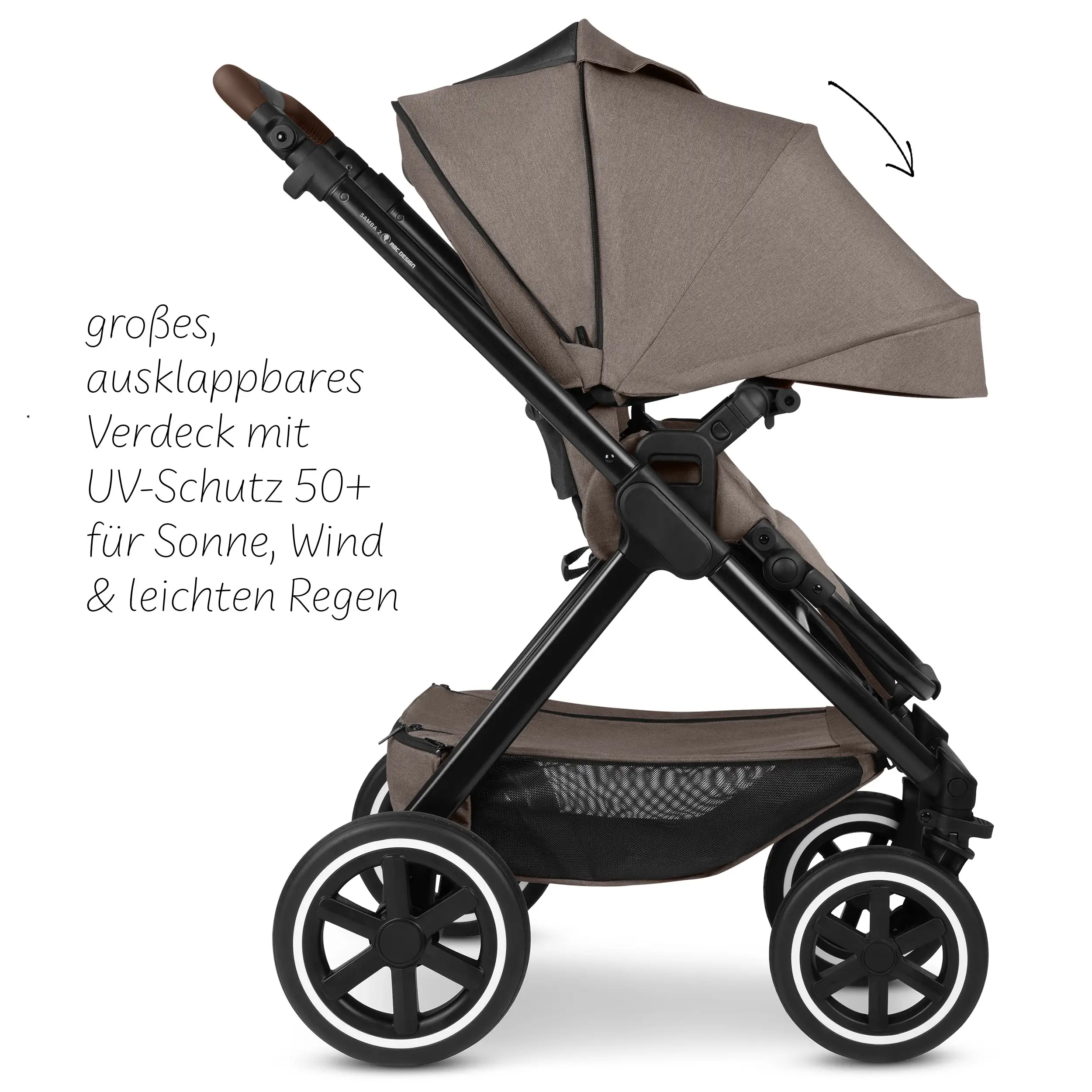 Passeggino 4in1 Samba 2 con Base Isofix - Nature