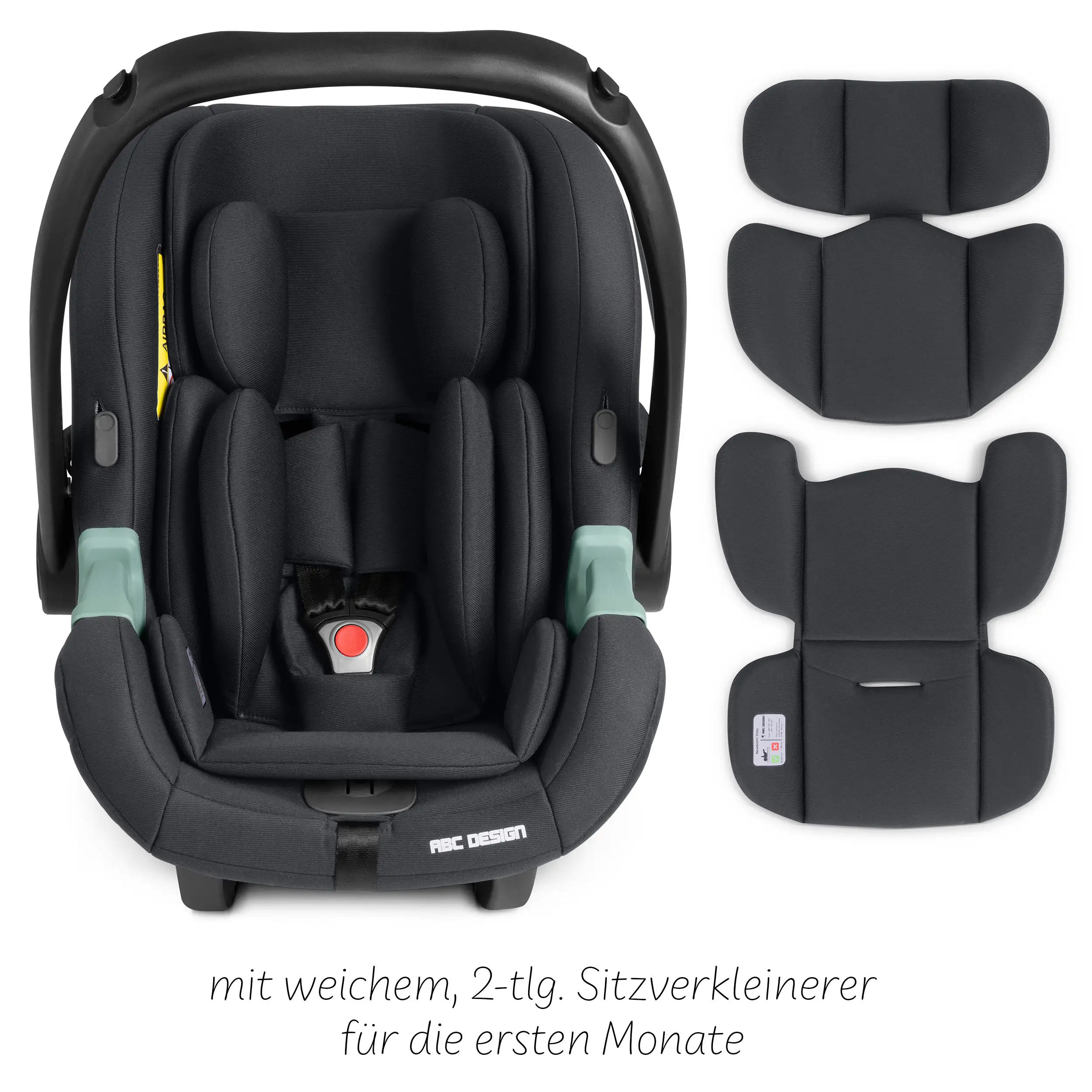 Seggiolino Tulip i-Size per auto con base Isofix girevole Root - Black