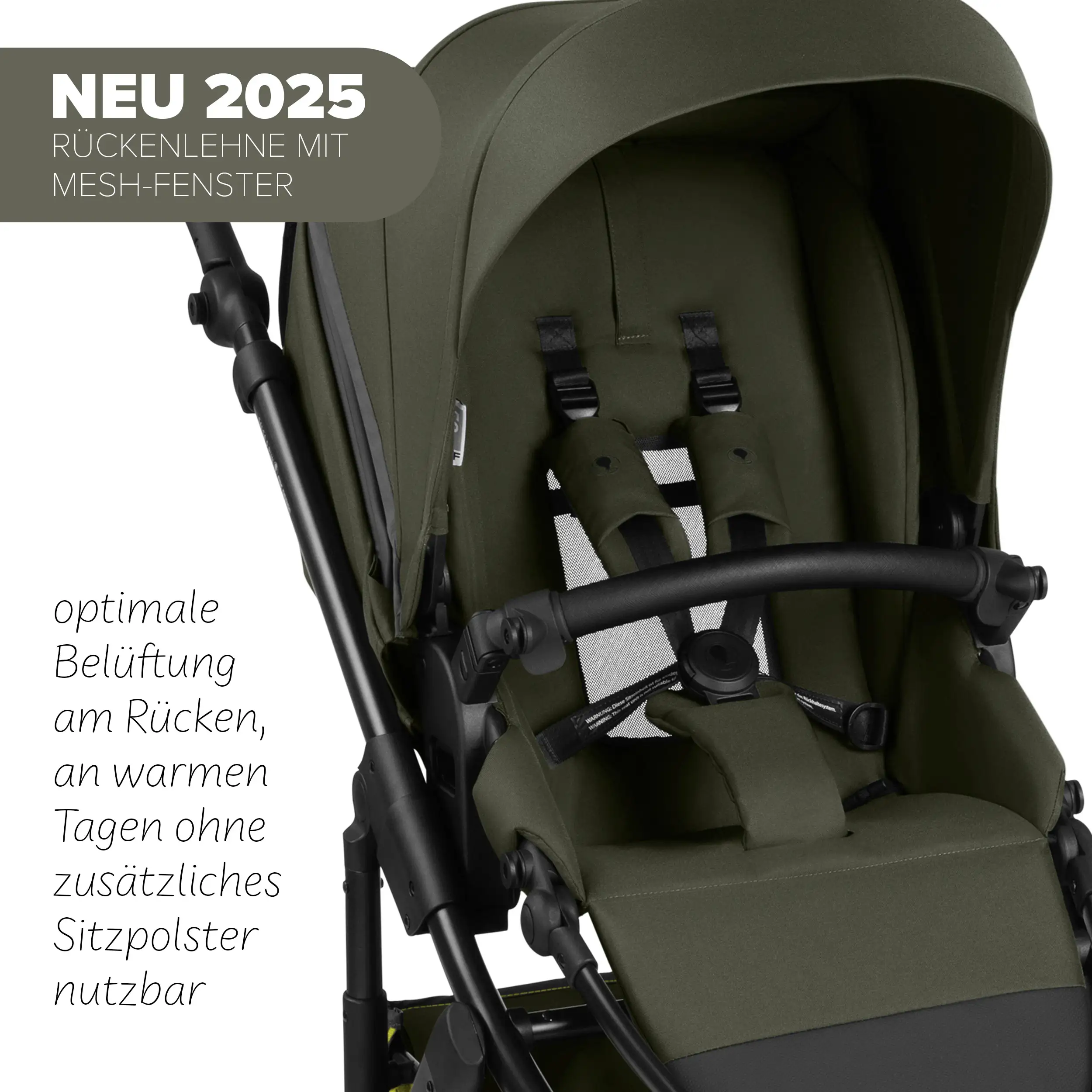 Set passeggino 3in1 Salsa 5 Run - Avocado