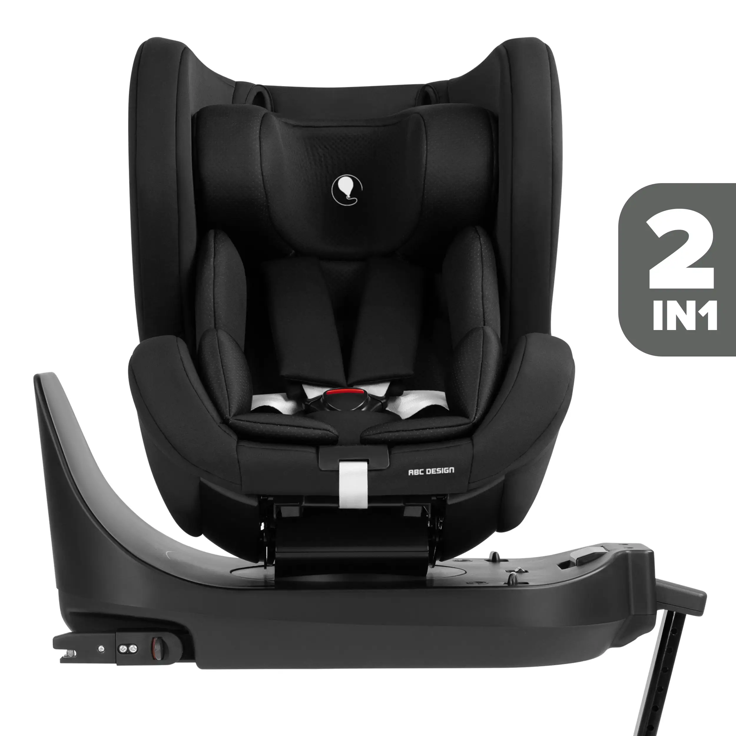 Seggiolino Lily i-Size con base Isofix girevole Root - Black