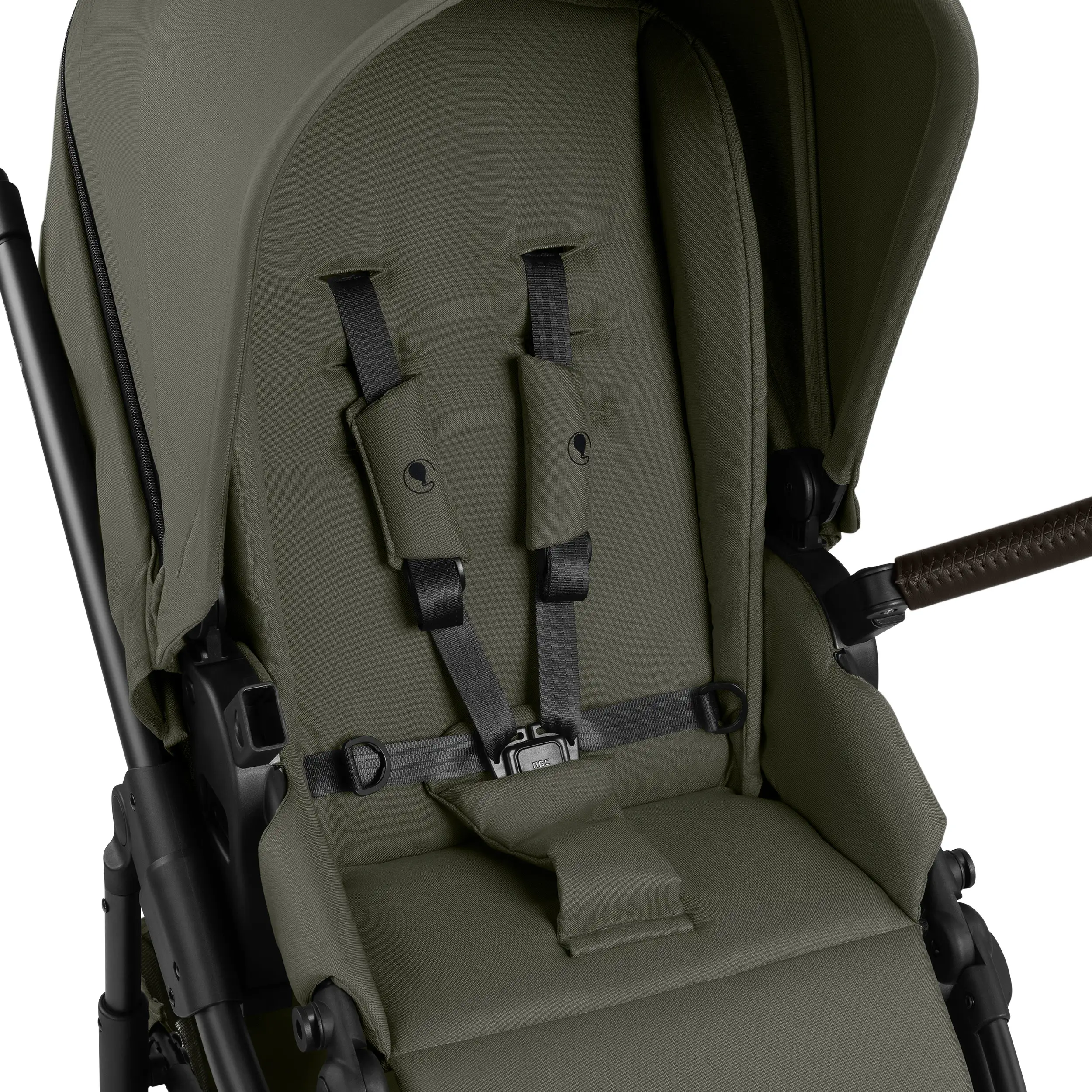 Set passeggino 4in1 Salsa Core incl. ovetto Calla con funzione reclinabile e base ISOFIX Root - Olive