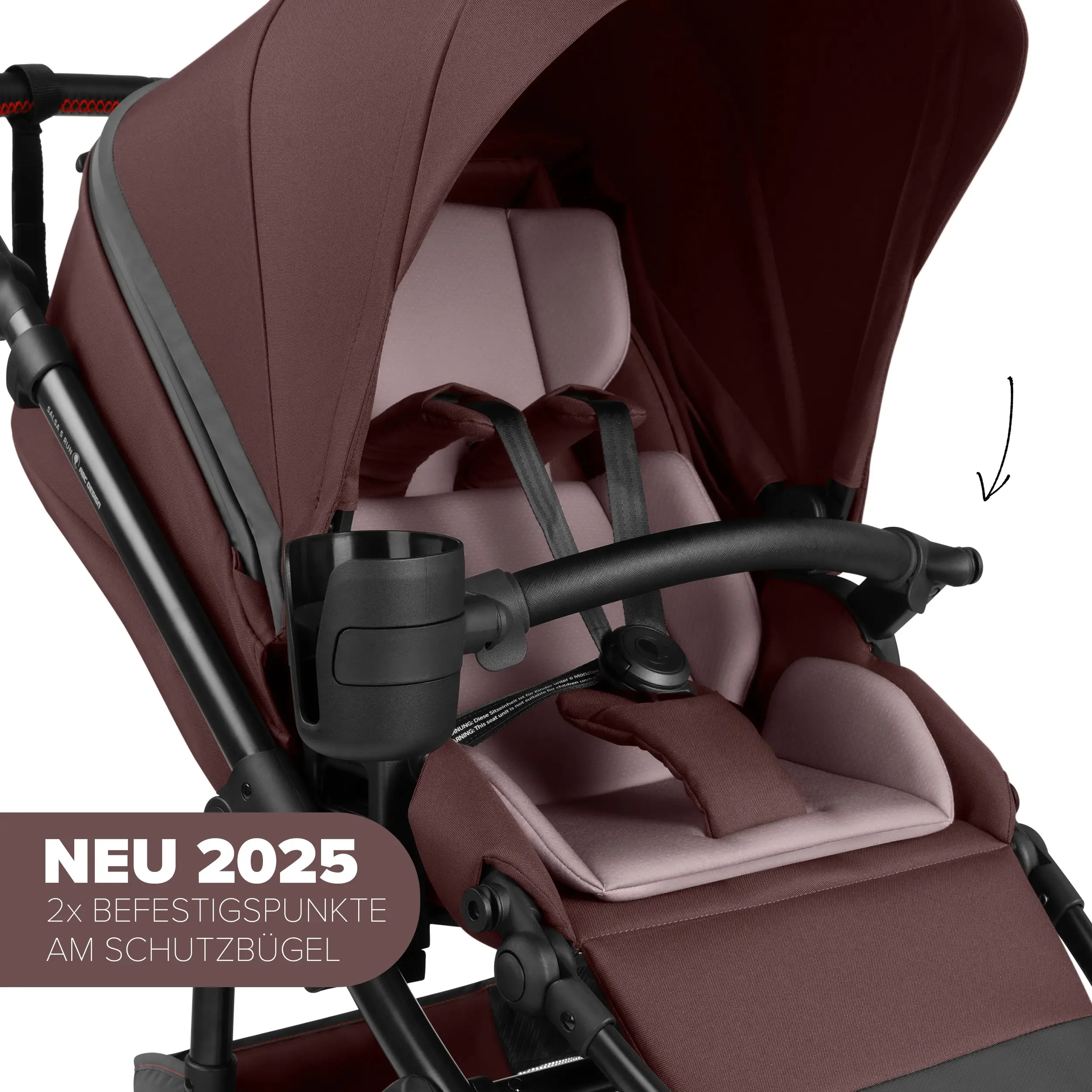 Set passeggino 3in1 Salsa 5 Run - Umbra