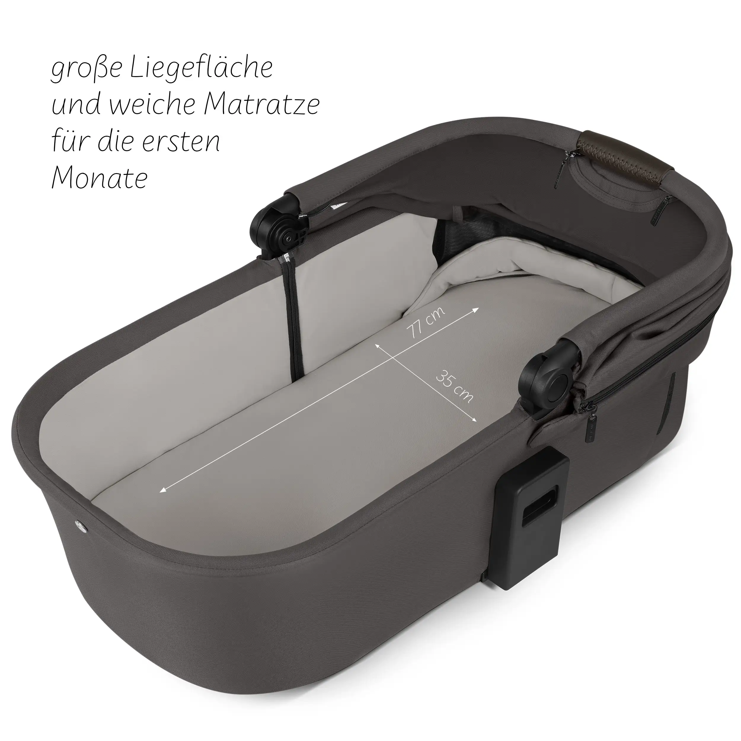 Set passeggino 4in1 Salsa Core incl. ovetto Calla con funzione reclinabile e base ISOFIX Root - Falcon