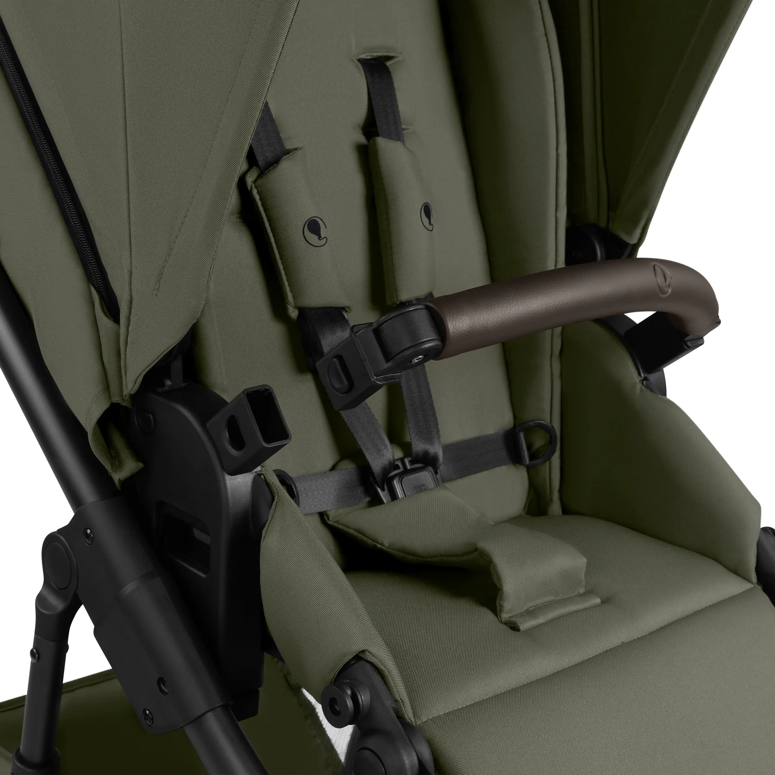 Set passeggino 3in1 Salsa Core incl. Seggiolino per auto Calla dotato di funzione reclinabile - Olive