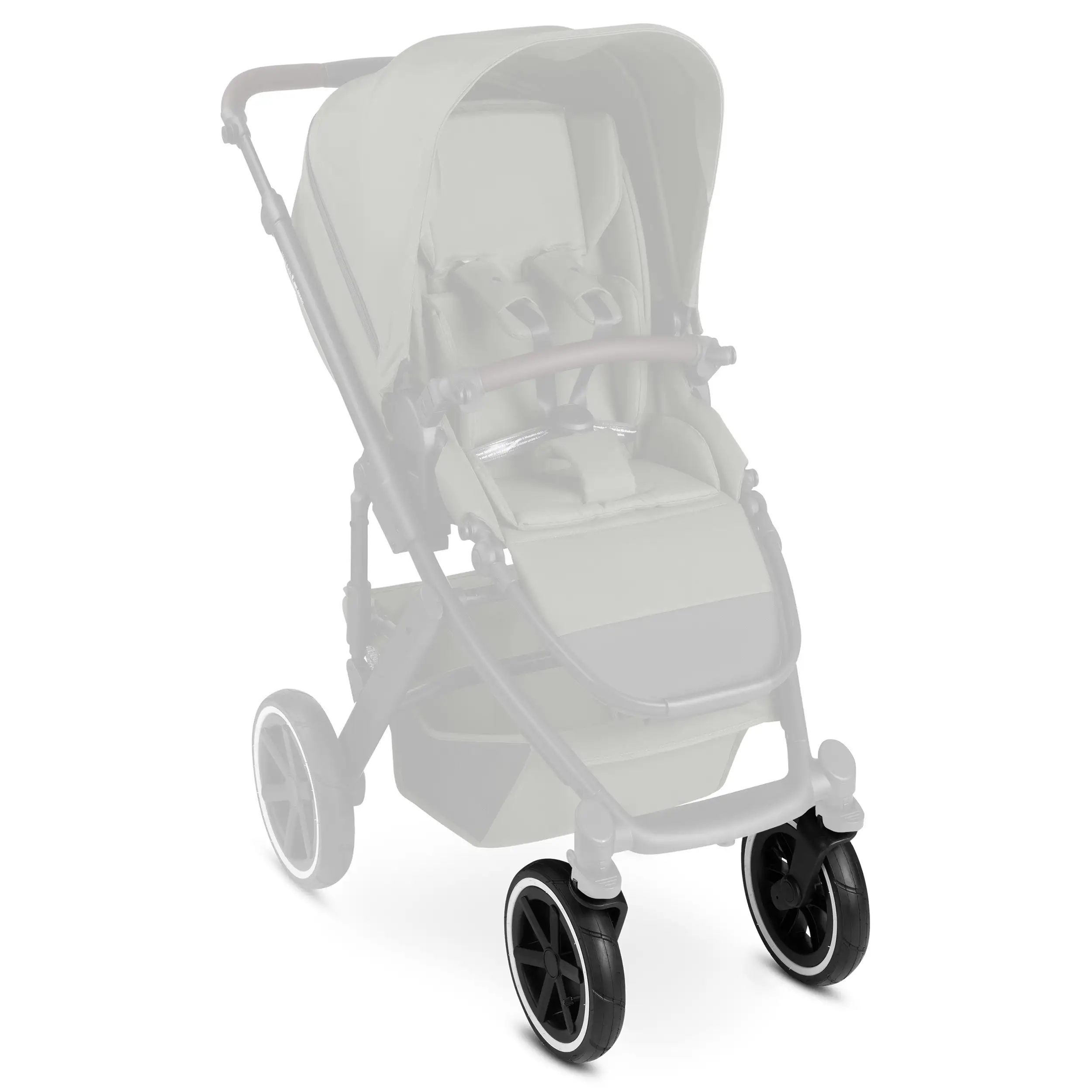 Set di ruote anteriori (2 pezzi) per Salsa 5 Air / Salsa 4 Air - Ruote con camera d'aria Black / White Wall